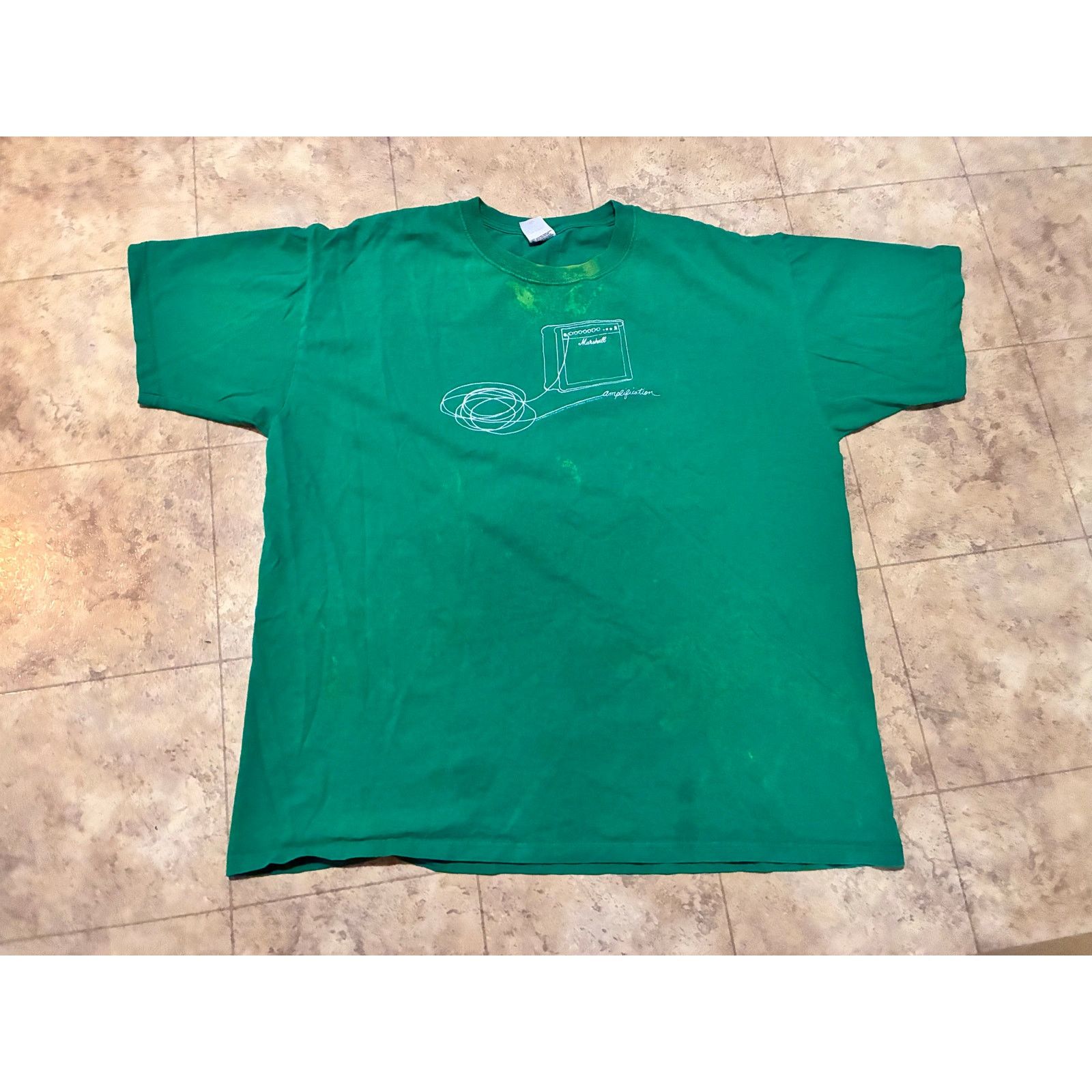 Anvil Vintage 2005 Marshall Amp Guitar T-Shirt XL Anvil stains Size US XL / EU 56 / 4 - 2 Thumbnail