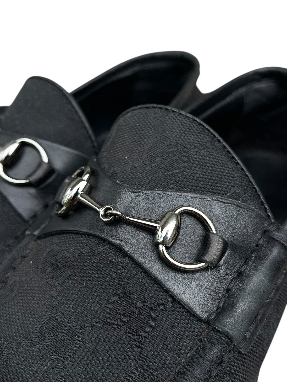Gucci × Tom Ford Gucci monogram black loafers Size US 6 / IT 36 - 5 Thumbnail