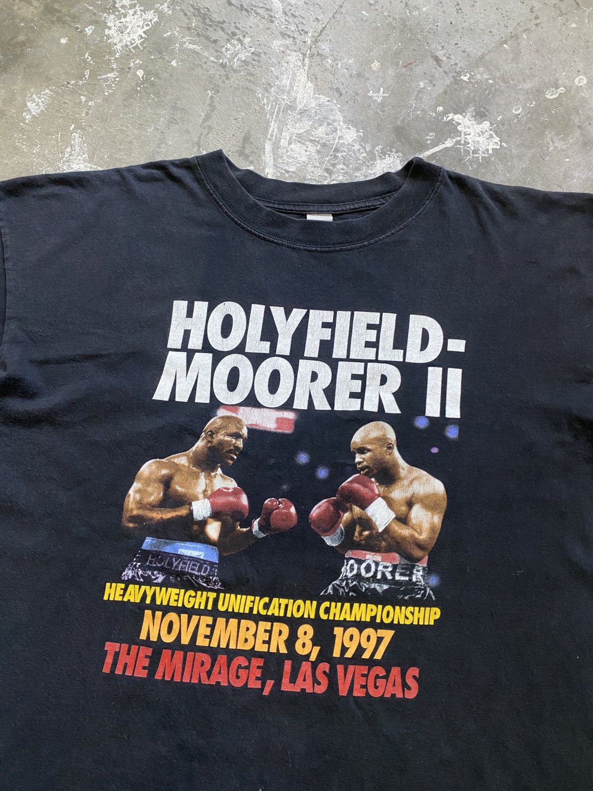 Other Vintage 1997 Boxing Match Holyfield VS Moorer Shirt Size US XL / EU 56 / 4 - 3 Thumbnail