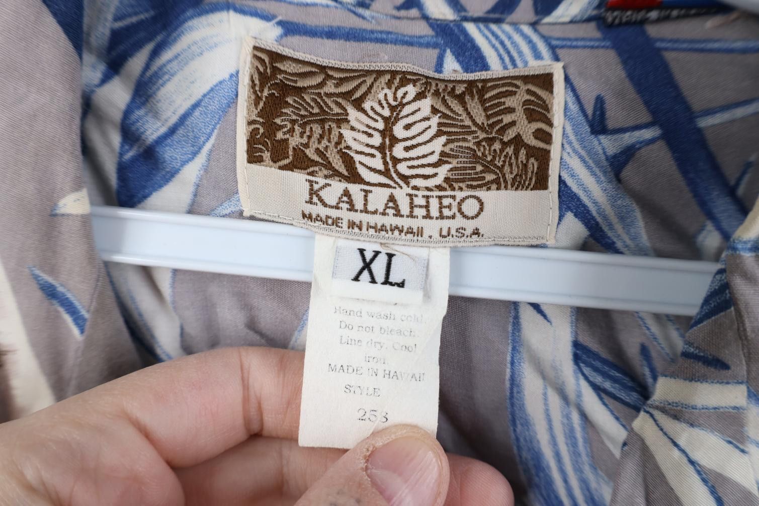 Vintage Vintage 90s Streetwear Bamboo Leaf Hawaiian Button Shirt USA Size US XL / EU 56 / 4 - 10 Thumbnail