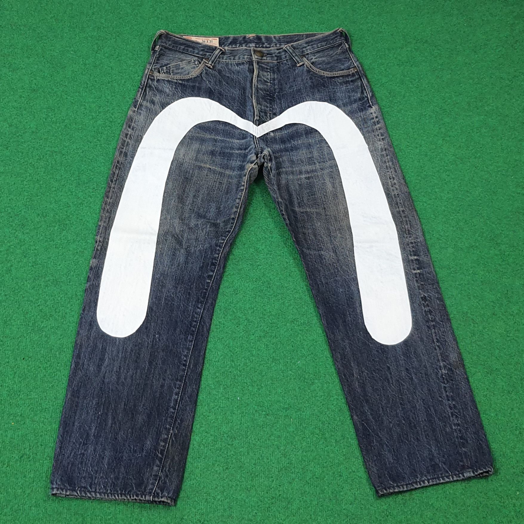 Evisu Vintage Evisu Japan Selvedge Custom Daicock C272N30 Size US 33 - 1 Thumbnail