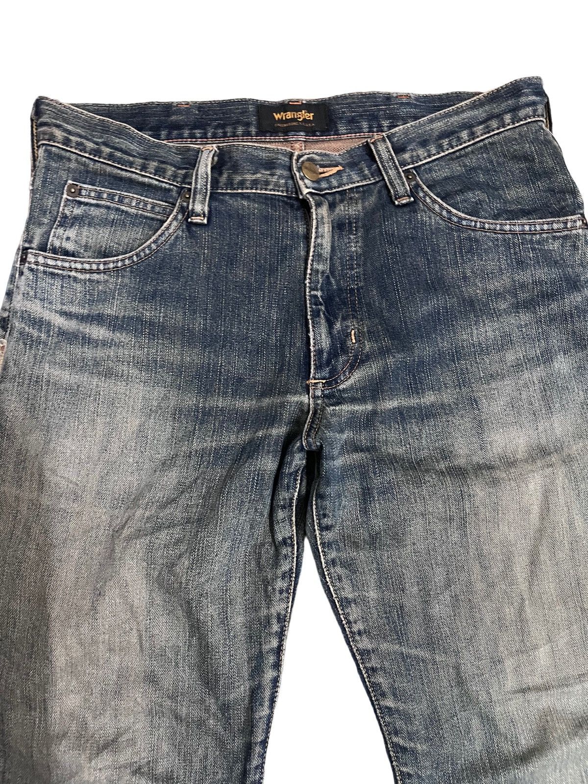 Vintage × Wrangler Vintage Wrangler Mudwsh Distressed Style Jeans Size US 32 / EU 48 - 2 Thumbnail