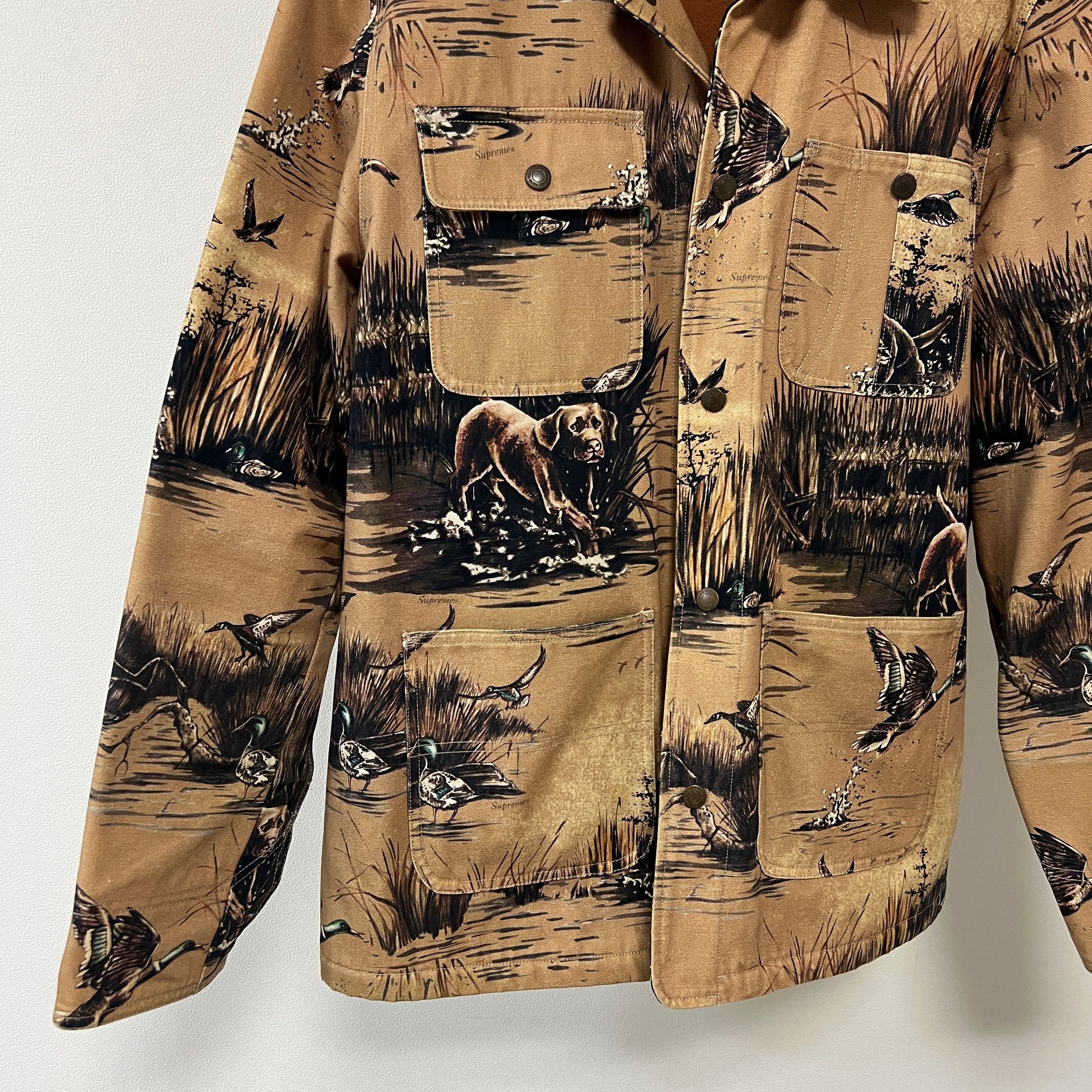 Supreme Supreme FW12 Dogs and Ducks Chore Coat Tan Size US XL / EU 56 / 4 - 5 Thumbnail