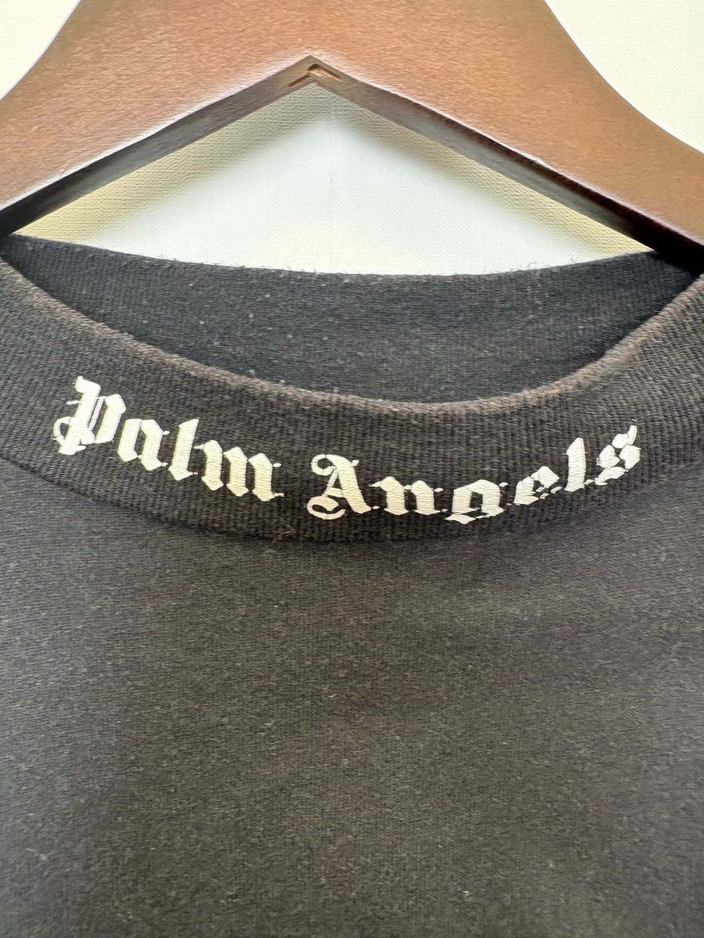 Palm Angels Palm Angels Black Oversized Bat Style Logo T-shirt K36 Size US M / EU 48-50 / 2 - 4 Thumbnail