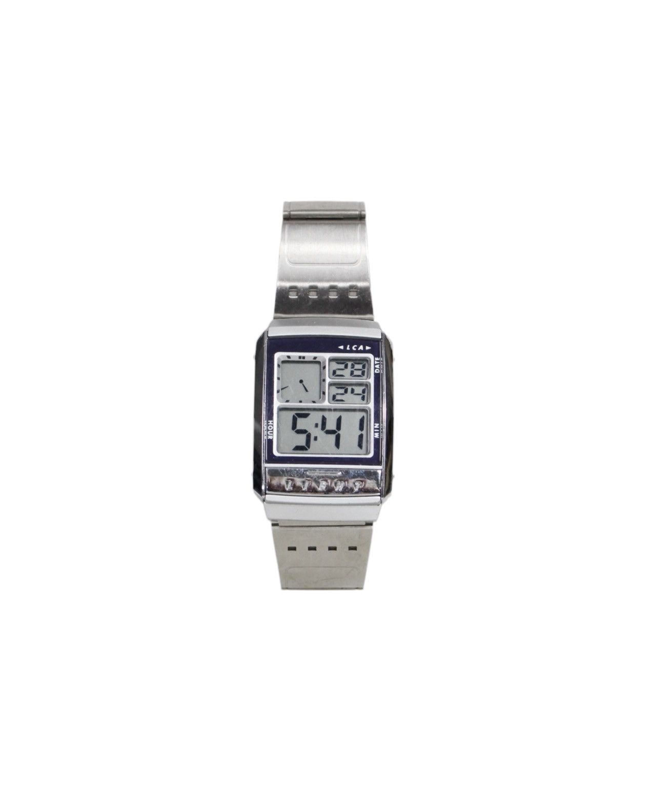 Citizen x Vintage 2000S Digital Watch in Silver, Men's