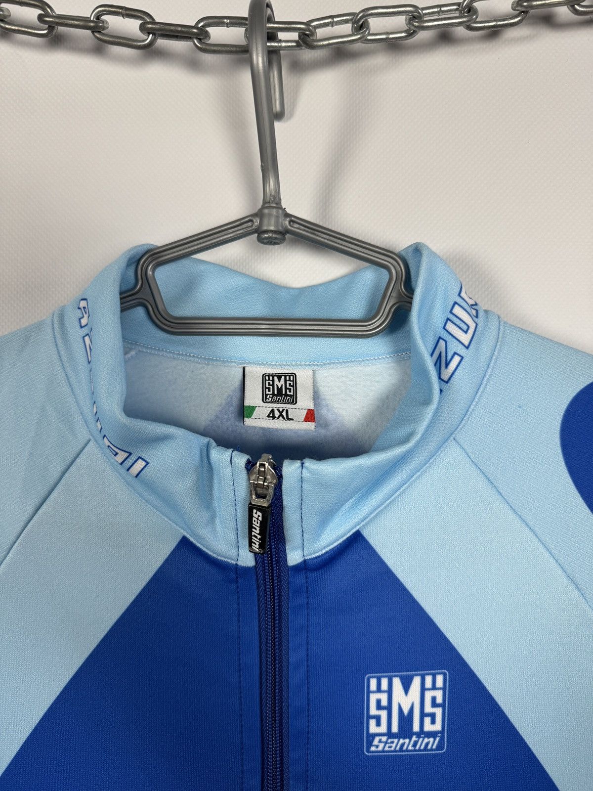Rapha SMS Santini Azzuri Cycling Zip Jacket Long Sleeve Italy XL Size US XL / EU 56 / 4 - 8 Thumbnail