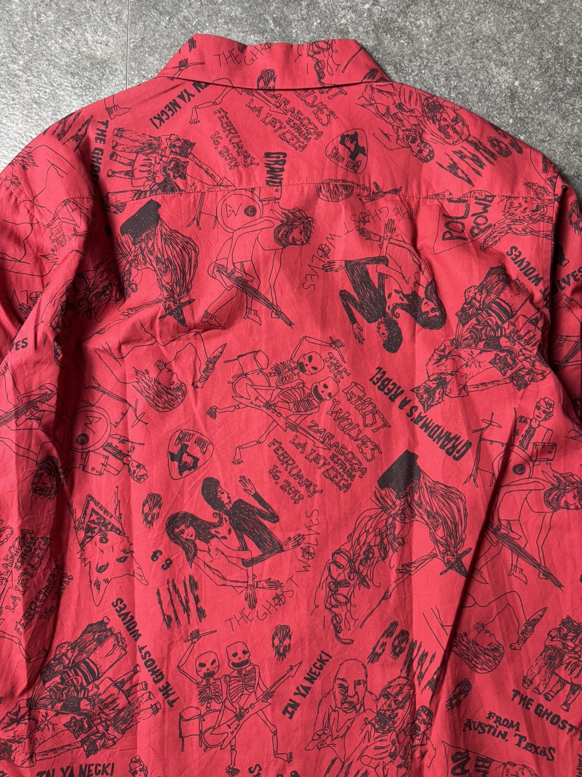 Hysteric Glamour 2018 Hysteric Glamour ‘Thee Hysteric XXX’ Full Print Shirt Size US M / EU 48-50 / 2 - 13 Thumbnail