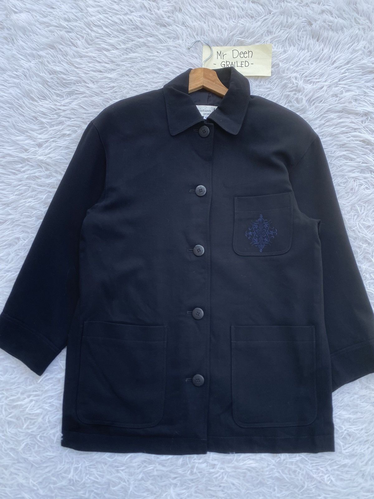 Christian Dior Monsieur Rare Vintage Christian Dior 3/4 Sleeve Blazer/ Jacket Size 36S - 4 Thumbnail
