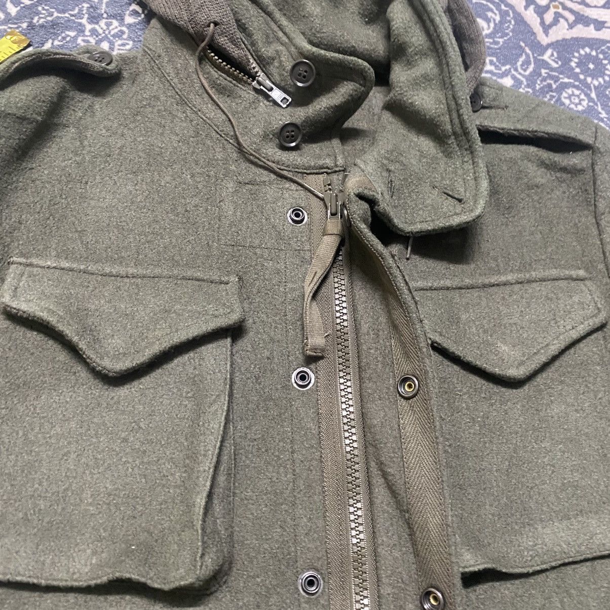 CABANE de ZUCCa AW2008 Cabane De Zucca M65 Wool Military Jacket Size US M / EU 48-50 / 2 - 20 Thumbnail