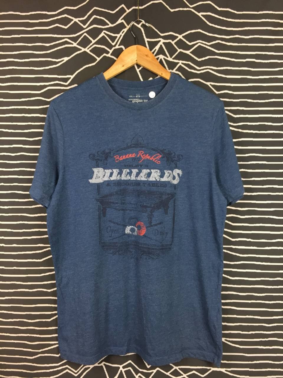Banana Republic × Vintage Banana Republic Billiards And Snooker Table Graphic Tee Size US M / EU 48-50 / 2 - 1 Thumbnail