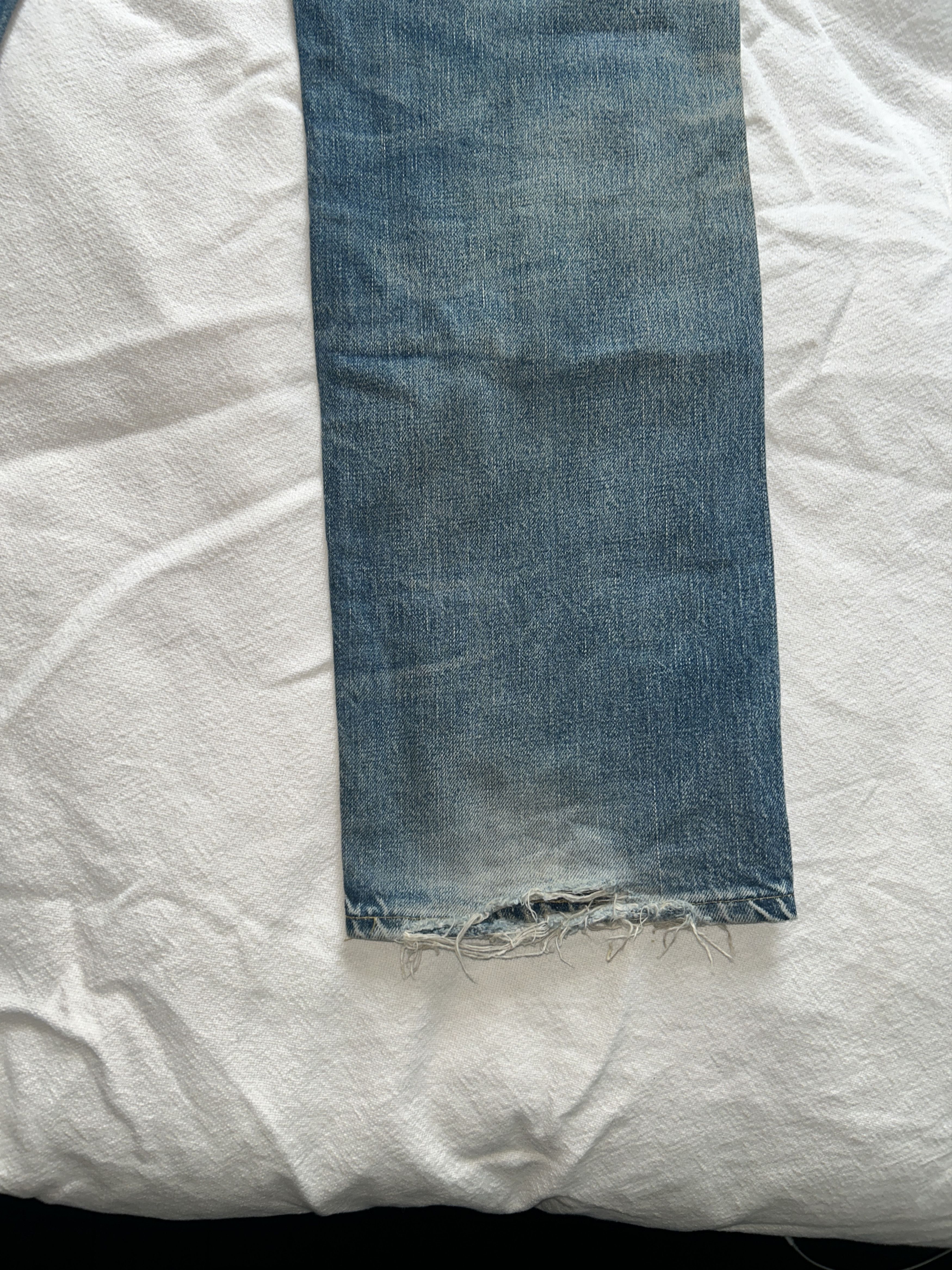 Levi's 90s Vintage Levis 503B Selvedge Jeans-JM3701 Size US 30 / EU 46 - 11 Thumbnail