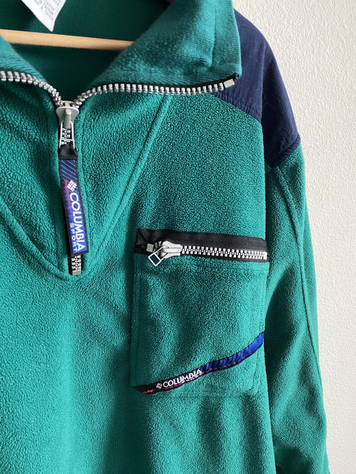 Columbia Vintage 90s Columbia Quarter Zip Fleece Jacket Size US L / EU 52-54 / 3 - 4 Thumbnail