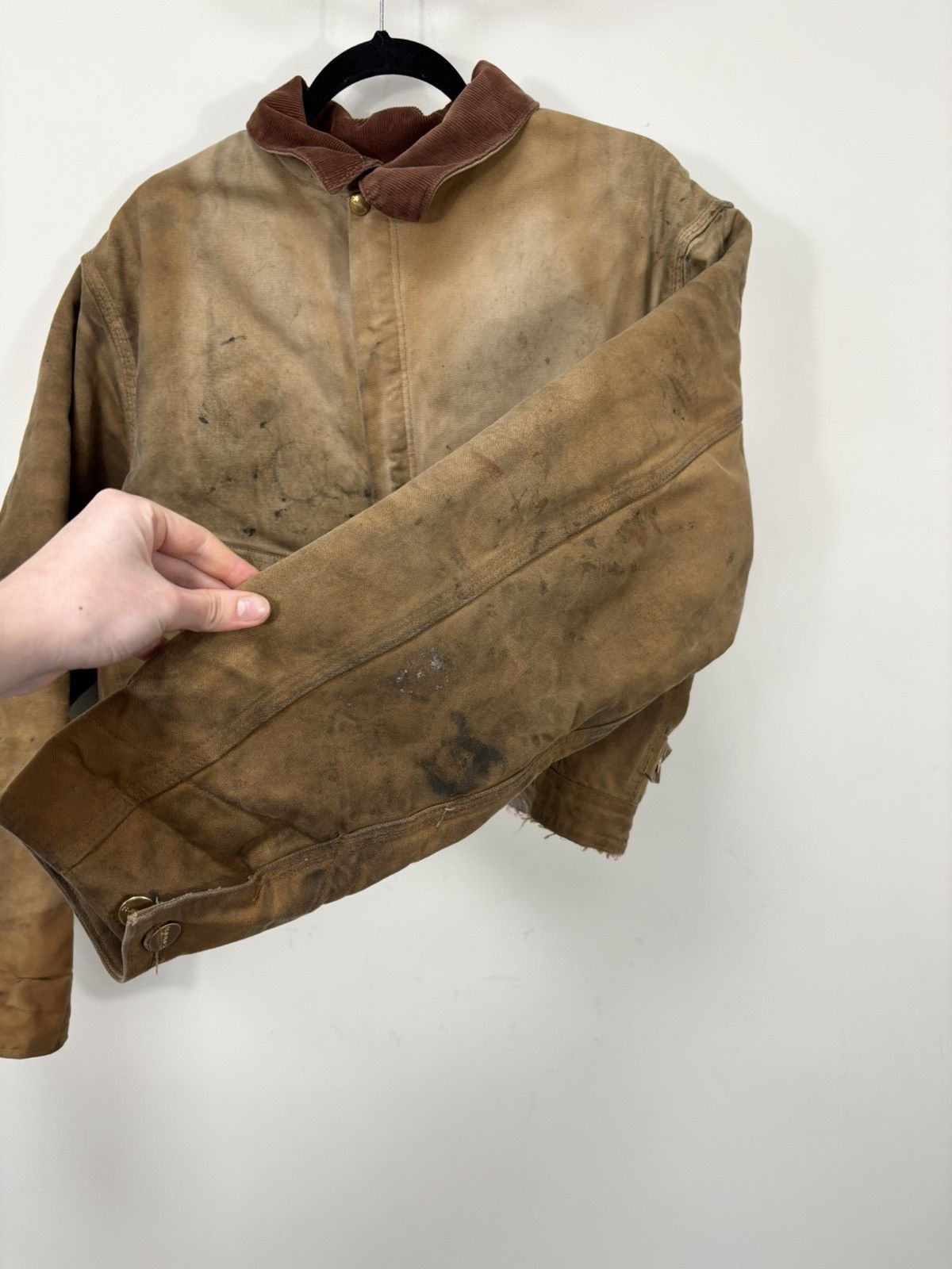 Carhartt Vintage Carhartt Hype Faded Distressed Boxy Cropped Jacket Size US L / EU 52-54 / 3 - 16 Thumbnail