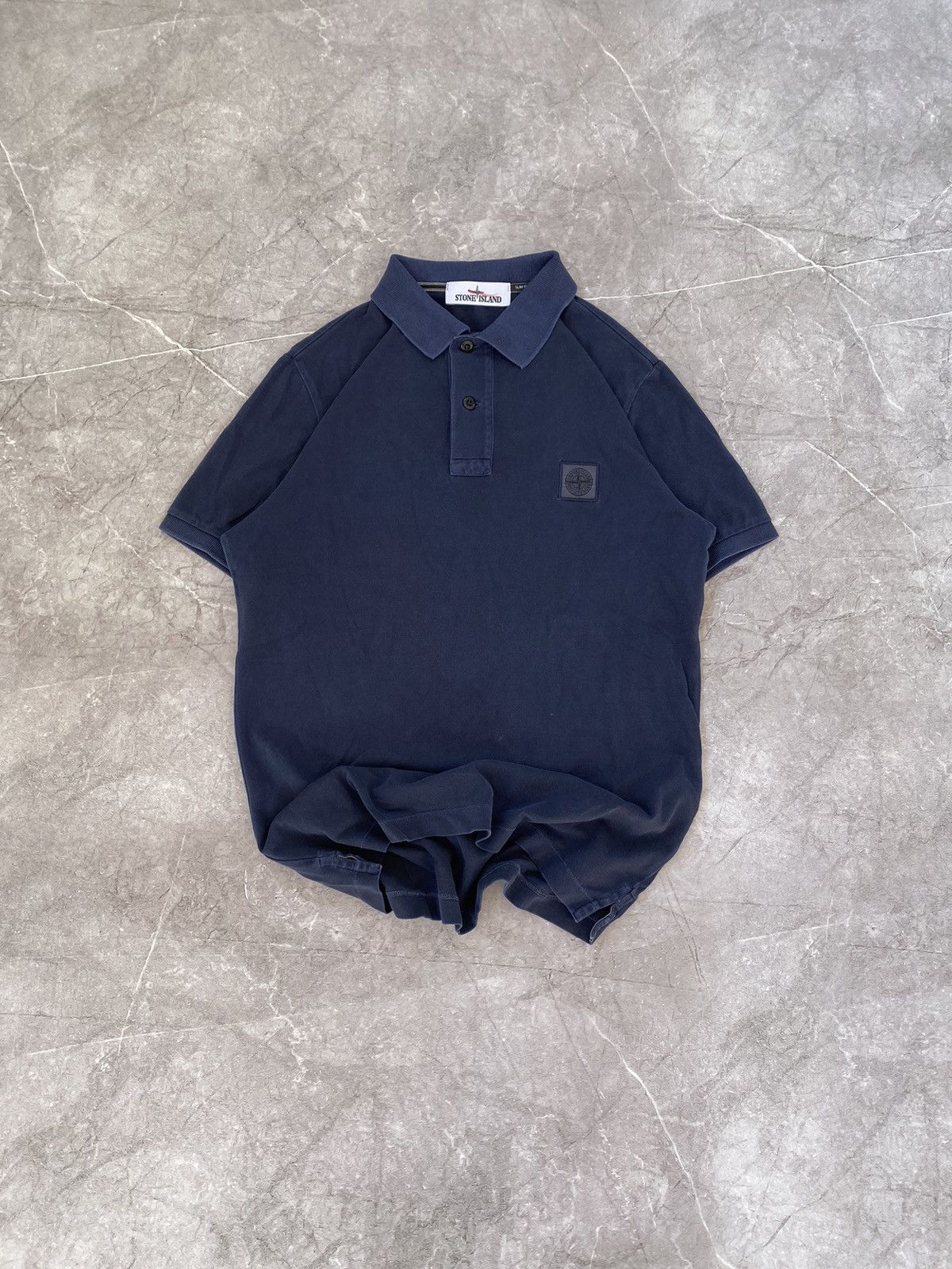 Stone Island Classic Stone Island Polo Shirt Patch Program Slim Fit Y2K Size US S / EU 44-46 / 1 - 2 Thumbnail