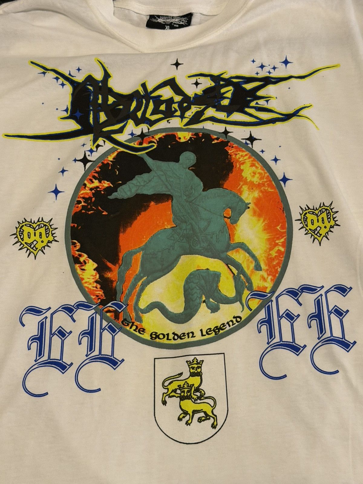 Band Tees Bladee Golden Legend Tshirt Size US XL / EU 56 / 4 - 2 Thumbnail