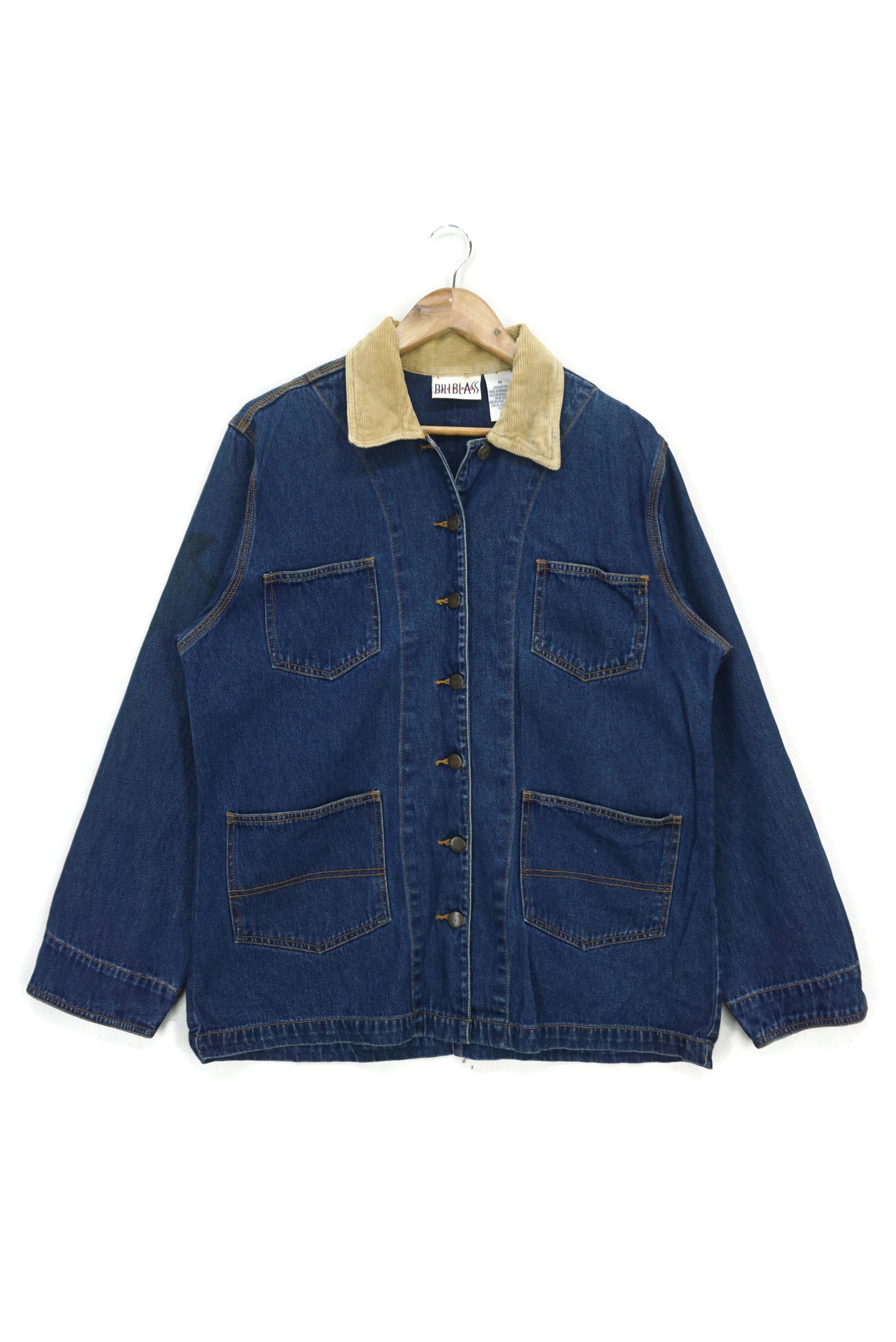 Bill Blass Bill Blass Denim Trucker Hunting Jacket Corduroy Collar Size M / US 6-8 / IT 42-44 - 1 Thumbnail