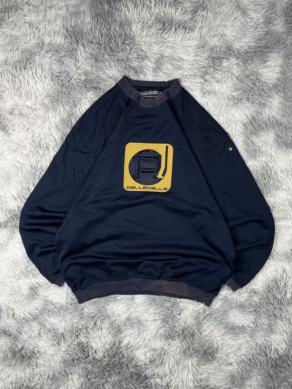 Pelle Pelle Vintage 90s Pelle Pelle Big Logo Sweatshirt Size US M / EU 48-50 / 2 - 1 Thumbnail