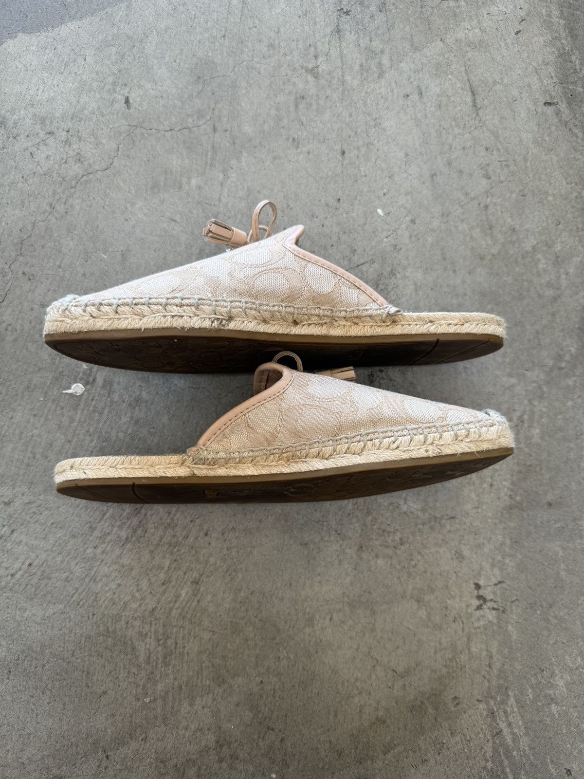 Coach Coach Cassidy Rose Gold Espadrille Mule Size 8 Pre Owned Size US 8 / IT 38 - 3 Thumbnail