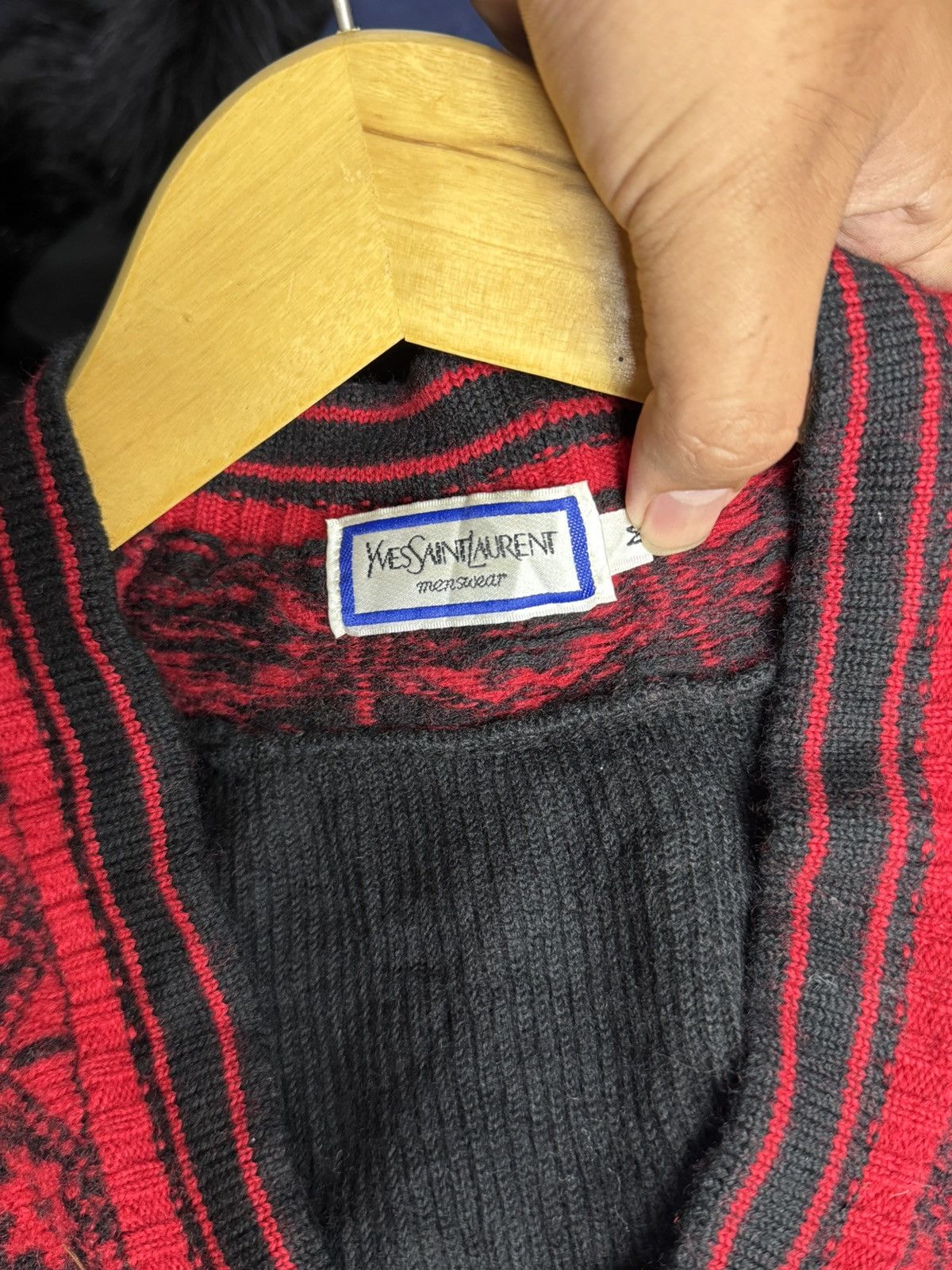 Vintage × Yves Saint Laurent Yves Saint Laurent Menswear Knitwear Size US M / EU 48-50 / 2 - 4 Thumbnail