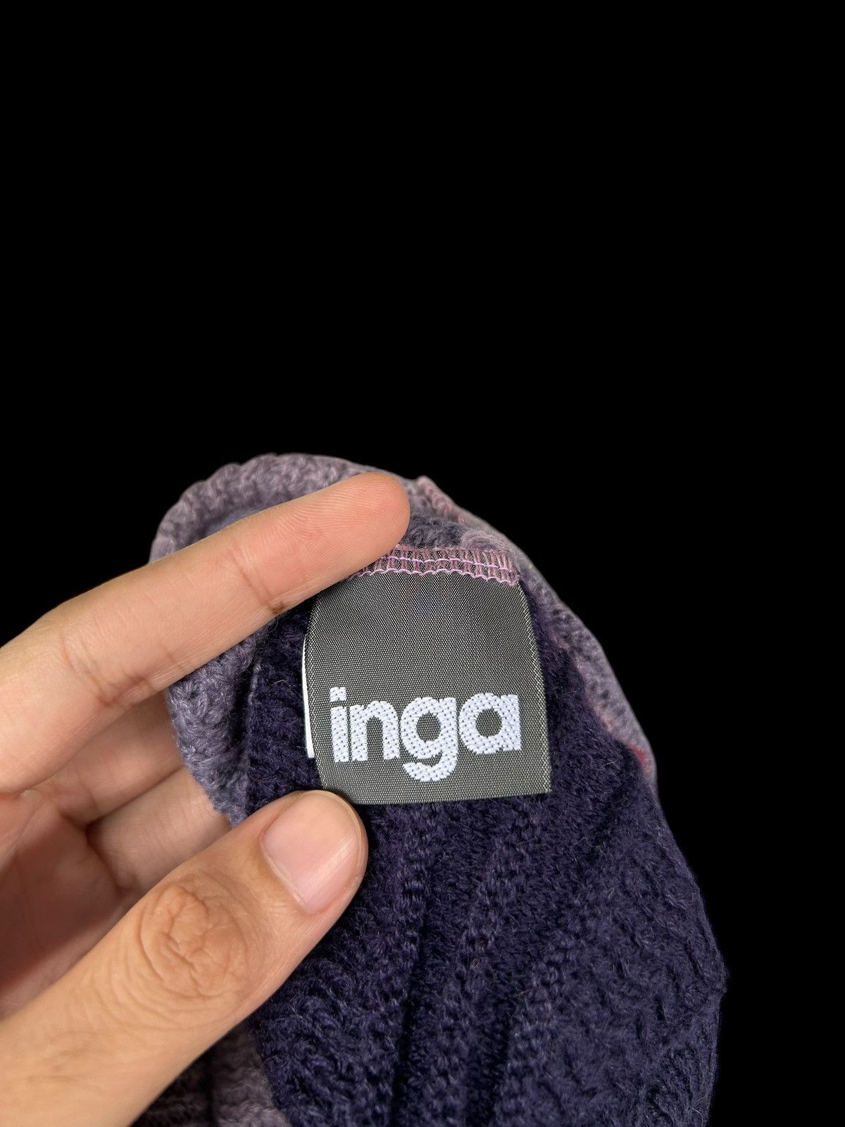 Japanese Inga Knitted Big Beanie Hats Rare ☠️☠️🎌🎌