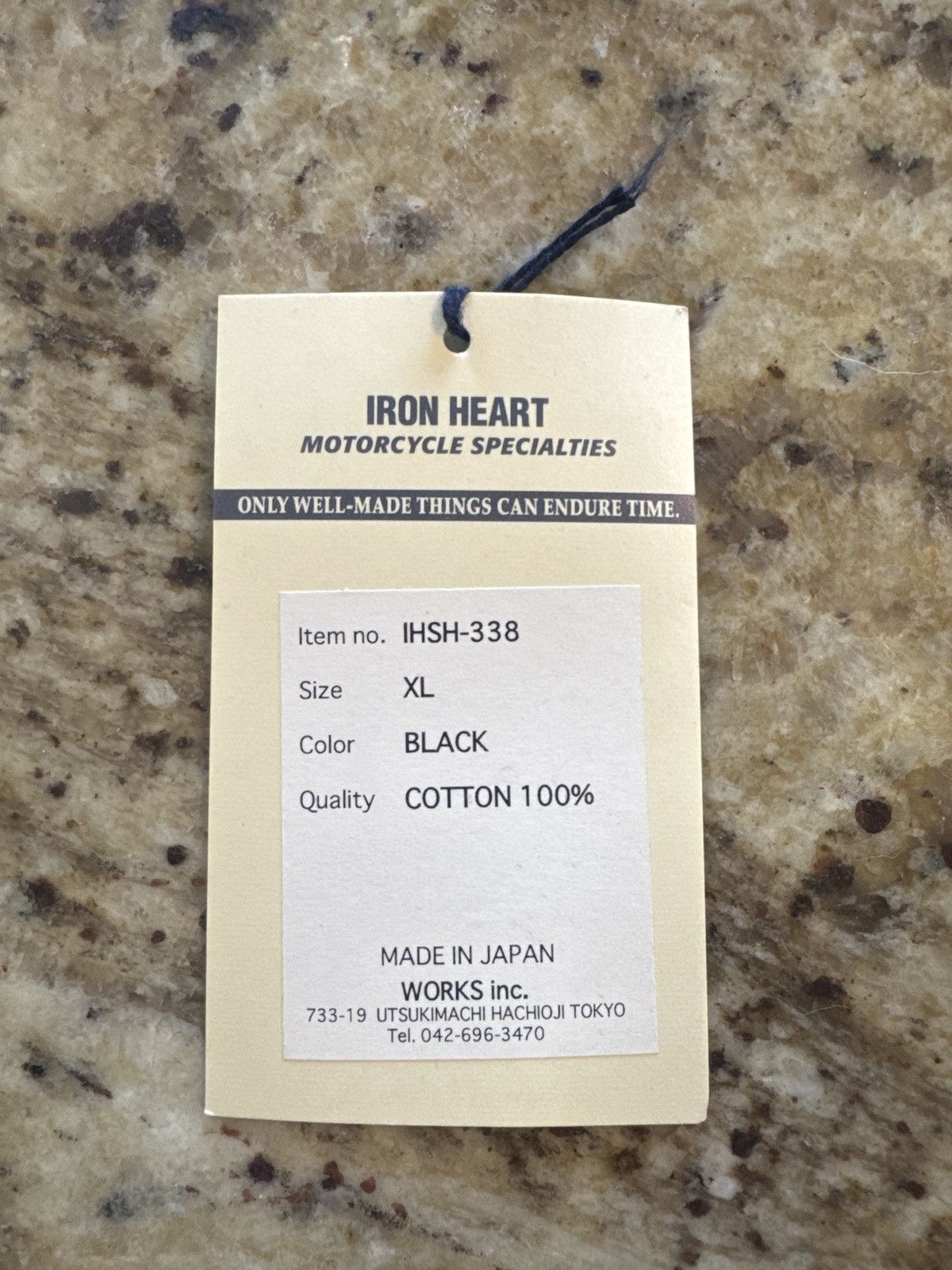 Iron Heart IHSH-338 BLK XL Size US XL / EU 56 / 4 - 12 Thumbnail