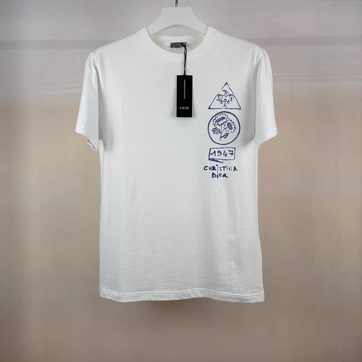 Dior Dior 1947 Graffiti Short Sleeve T-Shirt XS Size US XS / EU 42 / 0 - 1 Thumbnail