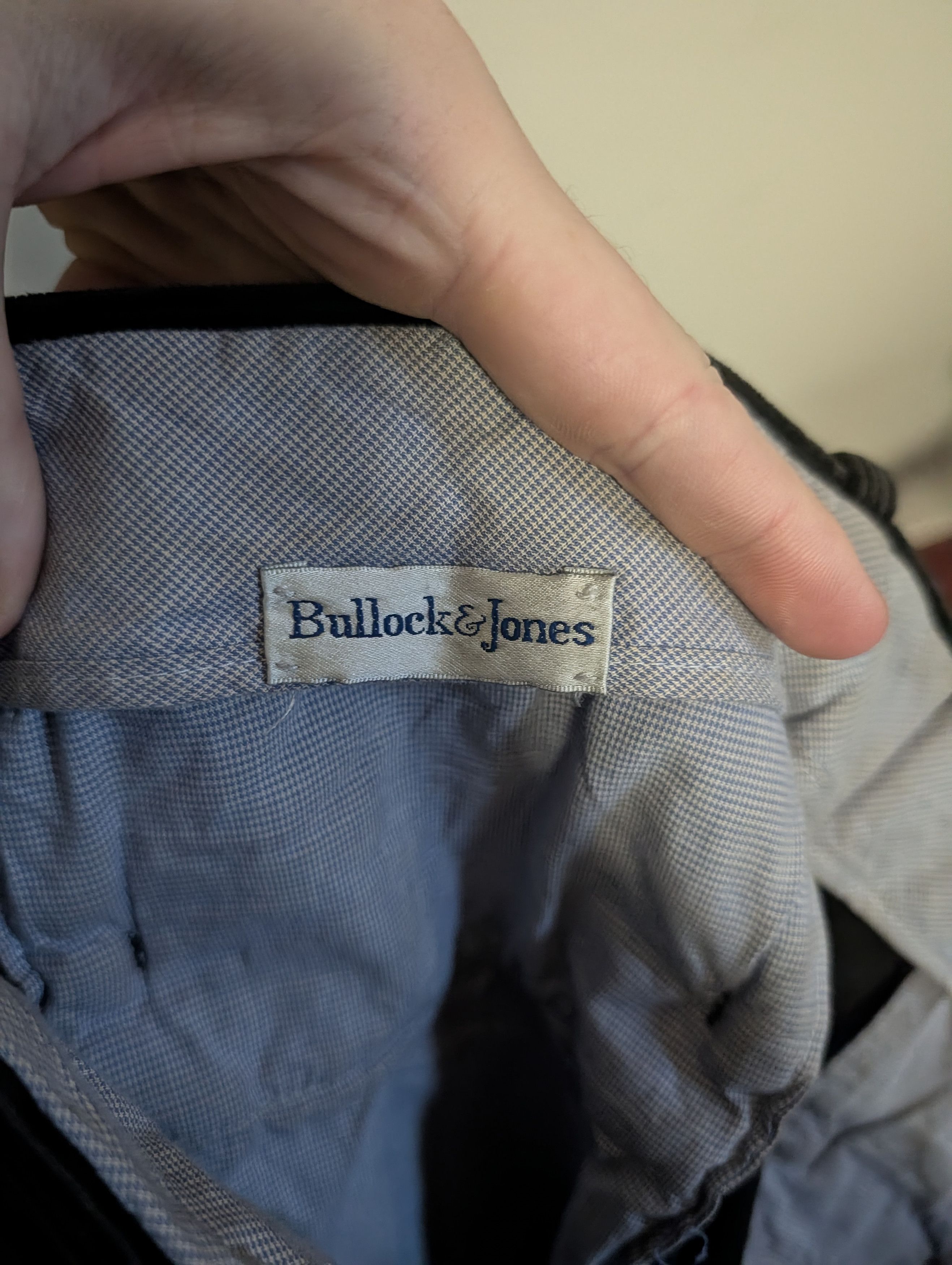 Bullock & Jones Vintage black corduroy cuffed MiUSA tailored pants 35" Size US 35 - 11 Thumbnail