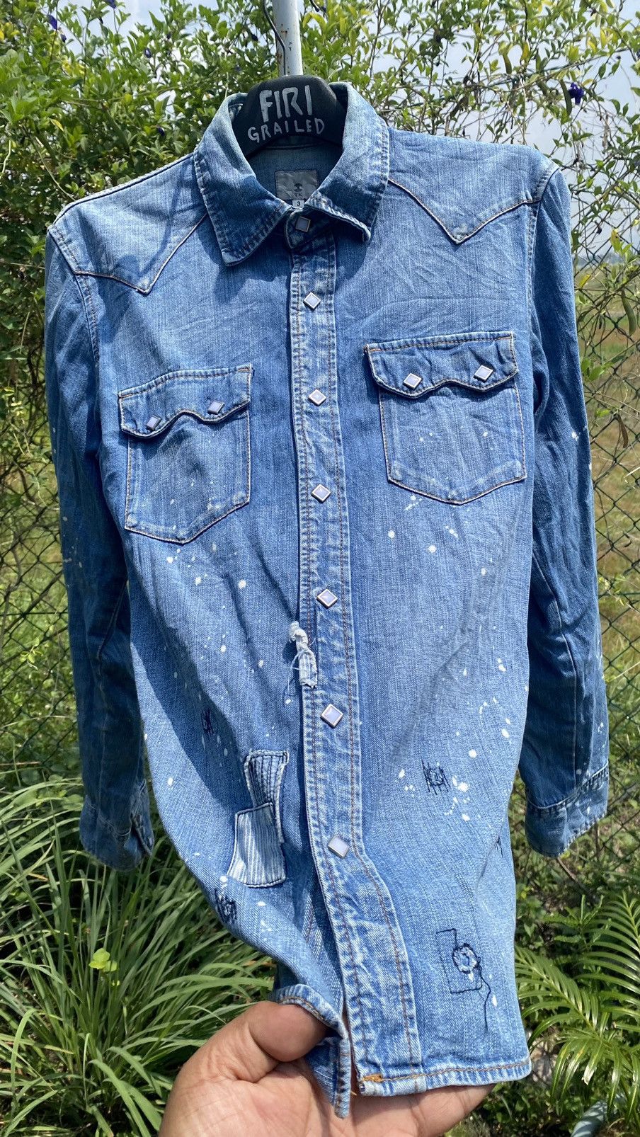 Takeo Kikuchi Vintage Takeo Kikuchi denim shirt Size US M / EU 48-50 / 2 - 10 Thumbnail