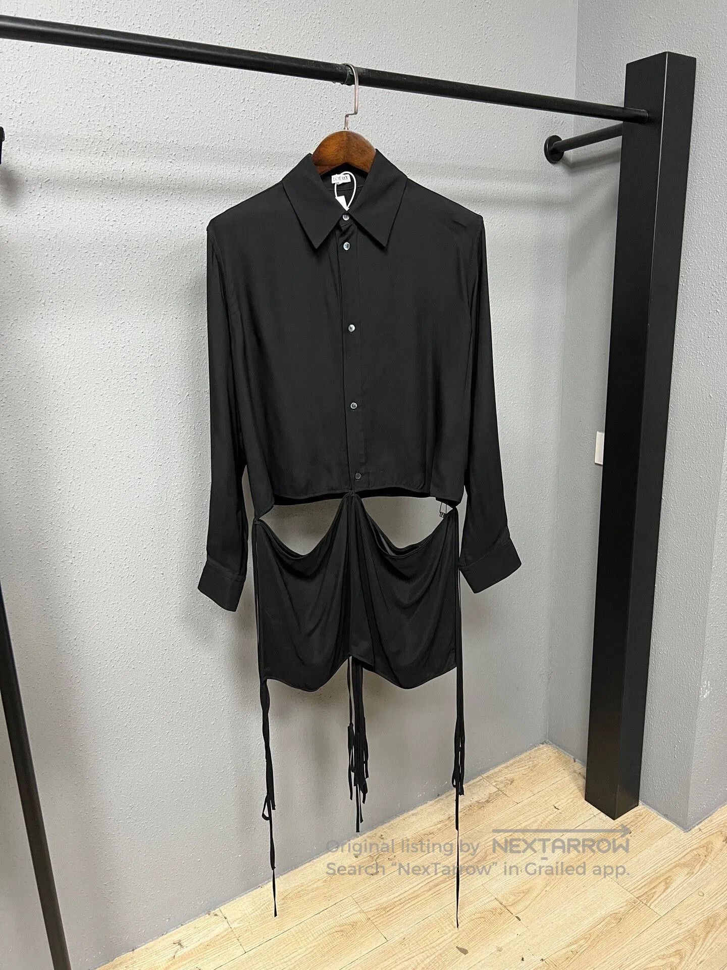 Loewe black silk patchwork shirt by Loewe. Size US M / EU 48-50 / 2 - 1 Thumbnail