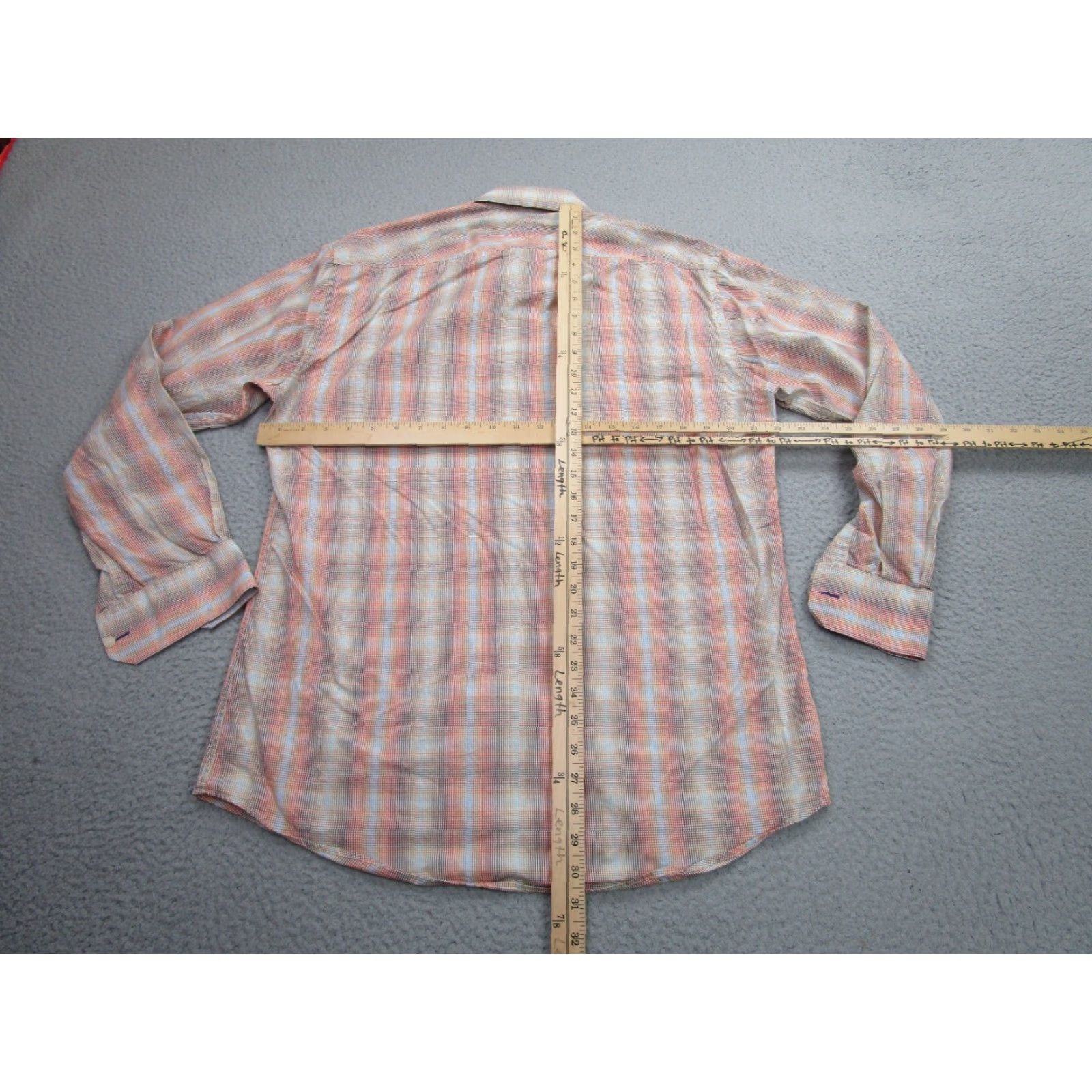Paul Smith Paul Smith Button-Up Shirt Mens Large Multicolor Plaid Casual Cotton Long Sleeve Mens Size US L / EU 52-54 / 3 - 7 Thumbnail