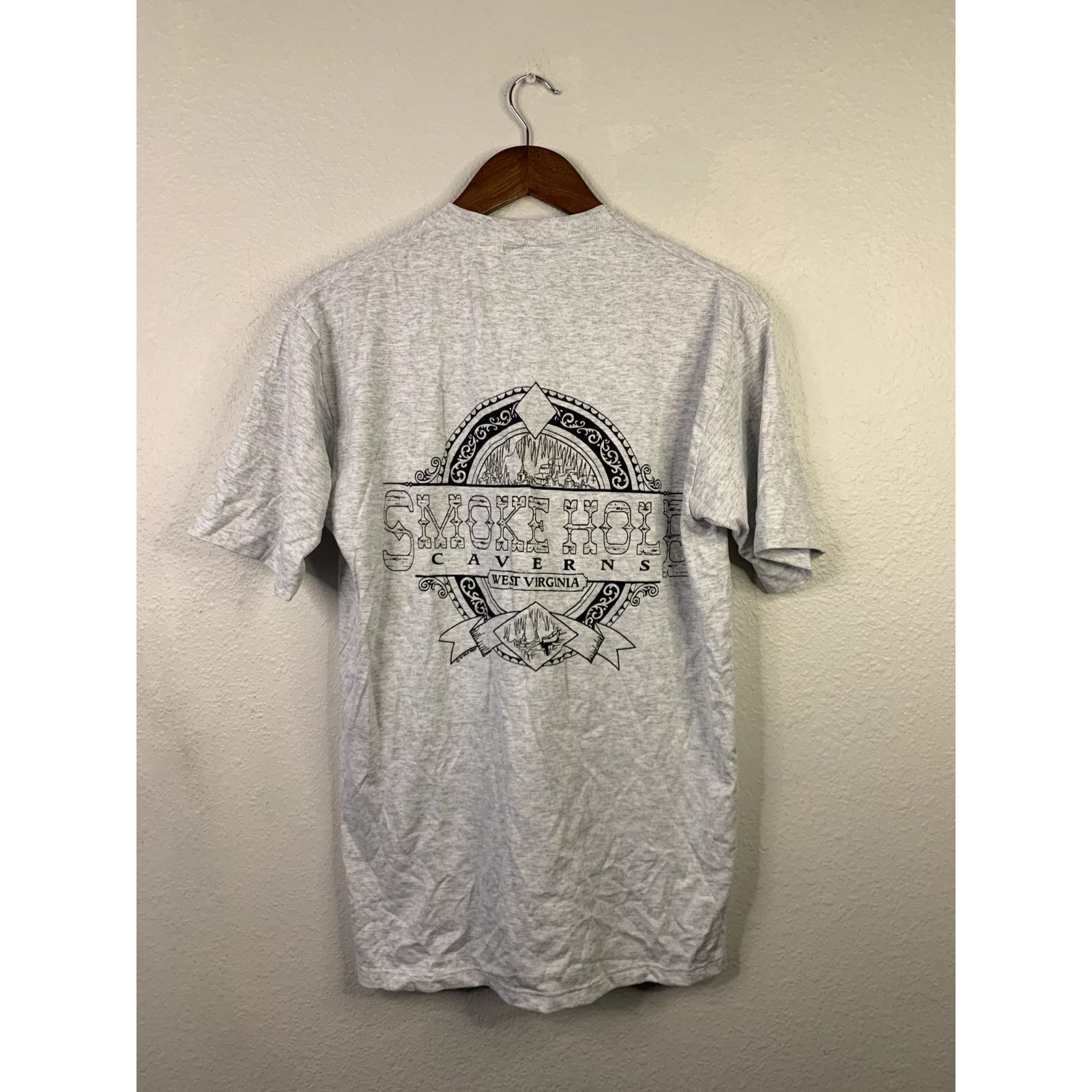 Jerzees Vintage Grand Caverns Shirt Virginia Test Print Tee VTG L Size US L / EU 52-54 / 3 - 2 Thumbnail
