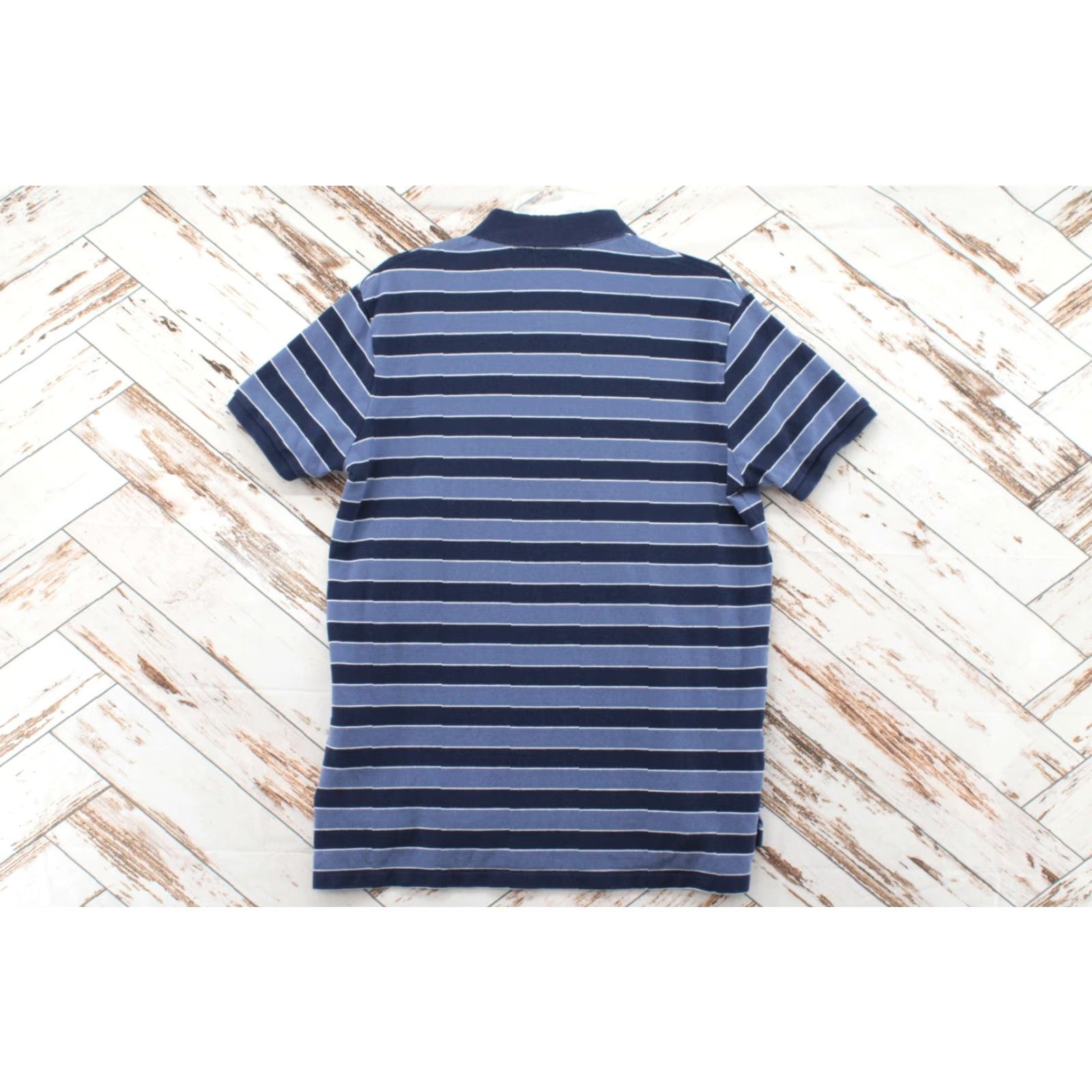 Polo Ralph Lauren Polo Ralph Lauren Shirt Mens Large Classic Fit Blue Striped Logo Rugby Long Tail Size US L / EU 52-54 / 3 - 2 Thumbnail