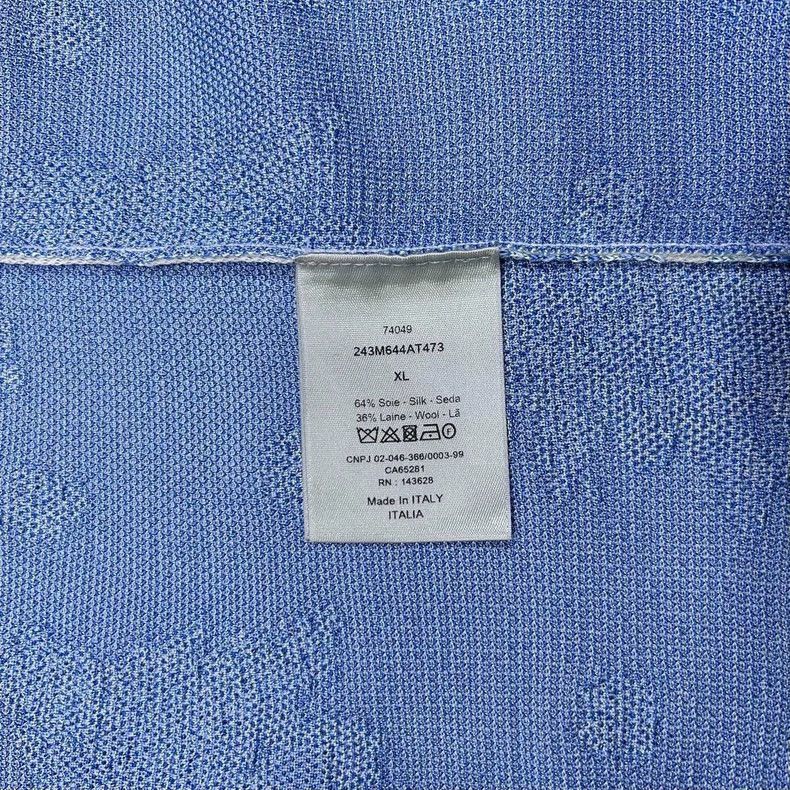 Dior Dior Floral Knit Turtleneck Jacket Size XL-2506 Size US XL / EU 56 / 4 - 5 Thumbnail