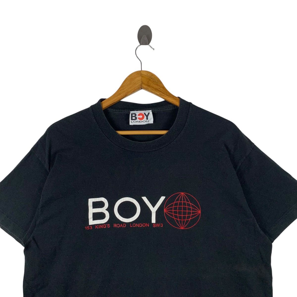 Boy London × Vintage Vintage BOY LONDON Streetwear King Road Carnaby Big T-Shirt Size US XL / EU 56 / 4 - 2 Thumbnail