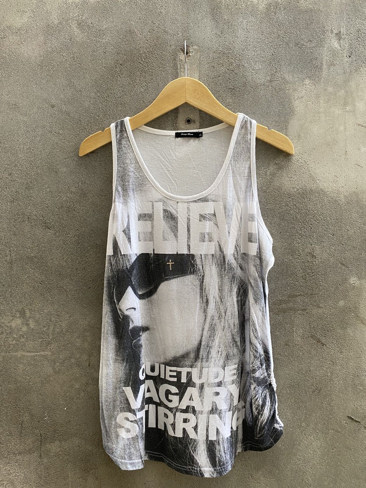 Hysteric Glamour × If Six Was Nine × Le Grande Bleu (L.G.B.) 2000s Strange Heaven poem tanktop hystric glamor styel Size US L / EU 52-54 / 3 - 5 Thumbnail