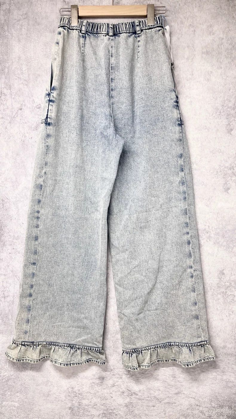 Chanel Chanel Washed blue lace wide-leg jeans Size 42" / US 20 - 2 Thumbnail