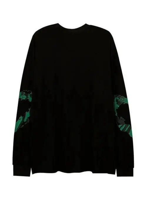 Japanese Brand × Vintage Grunge Oversize Harajuku Streetwear Hippie O-neck Black Size US S / EU 44-46 / 1 - 2 Thumbnail