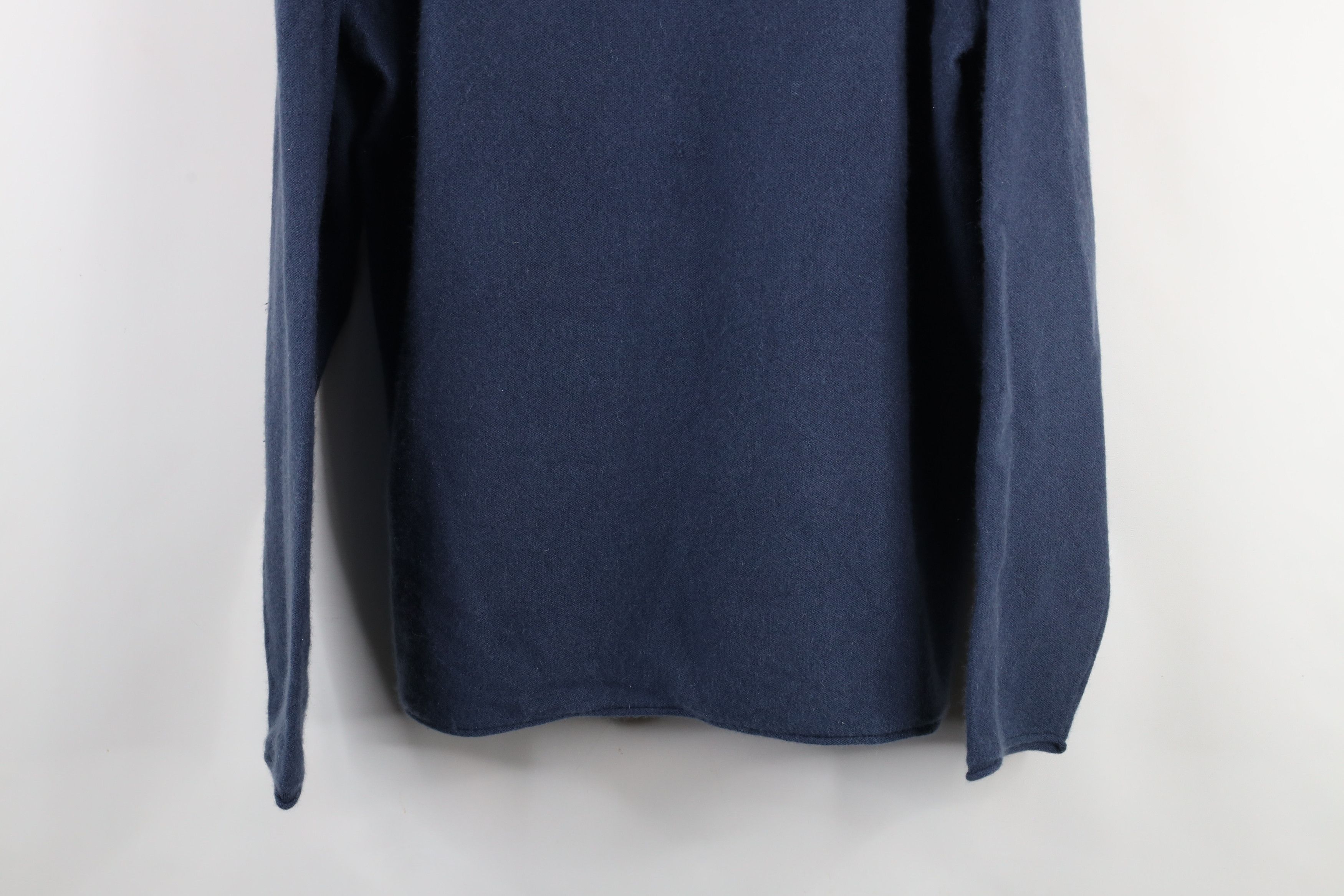Vintage Vintage 90s Streetwear Marled Cashmere Knit Sweater Blue Size US L / EU 52-54 / 3 - 3 Thumbnail