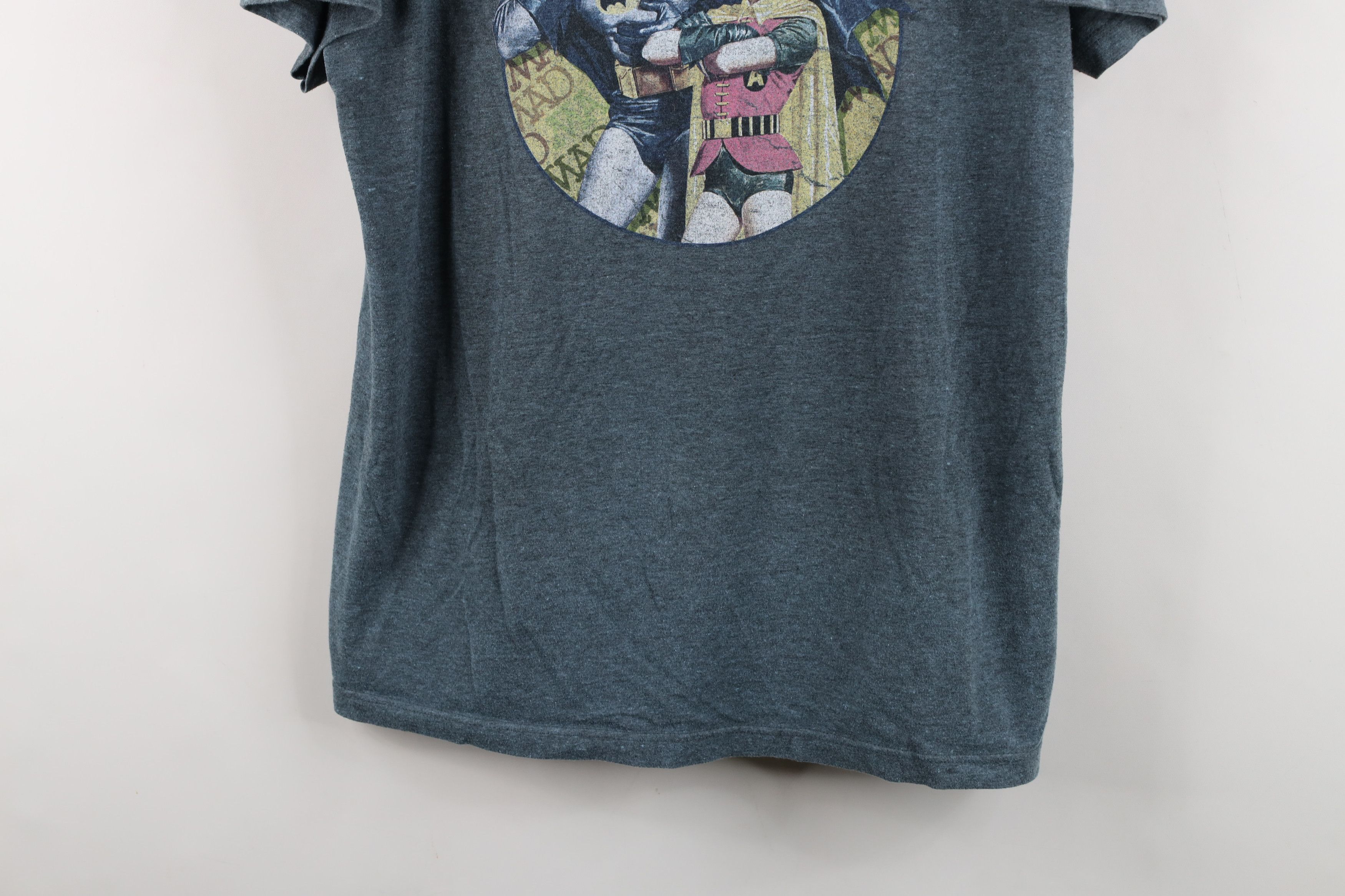 Vintage Vintage Alfred E Neuman Batman Robin T-Shirt Heather Blue Size US L / EU 52-54 / 3 - 3 Thumbnail