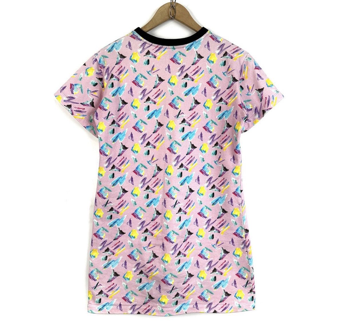 Louis Vuitton Louis Vuitton Letter Oil Painting Short Sleeve Dress K12 Size S / US 4 / IT 40 - 2 Thumbnail