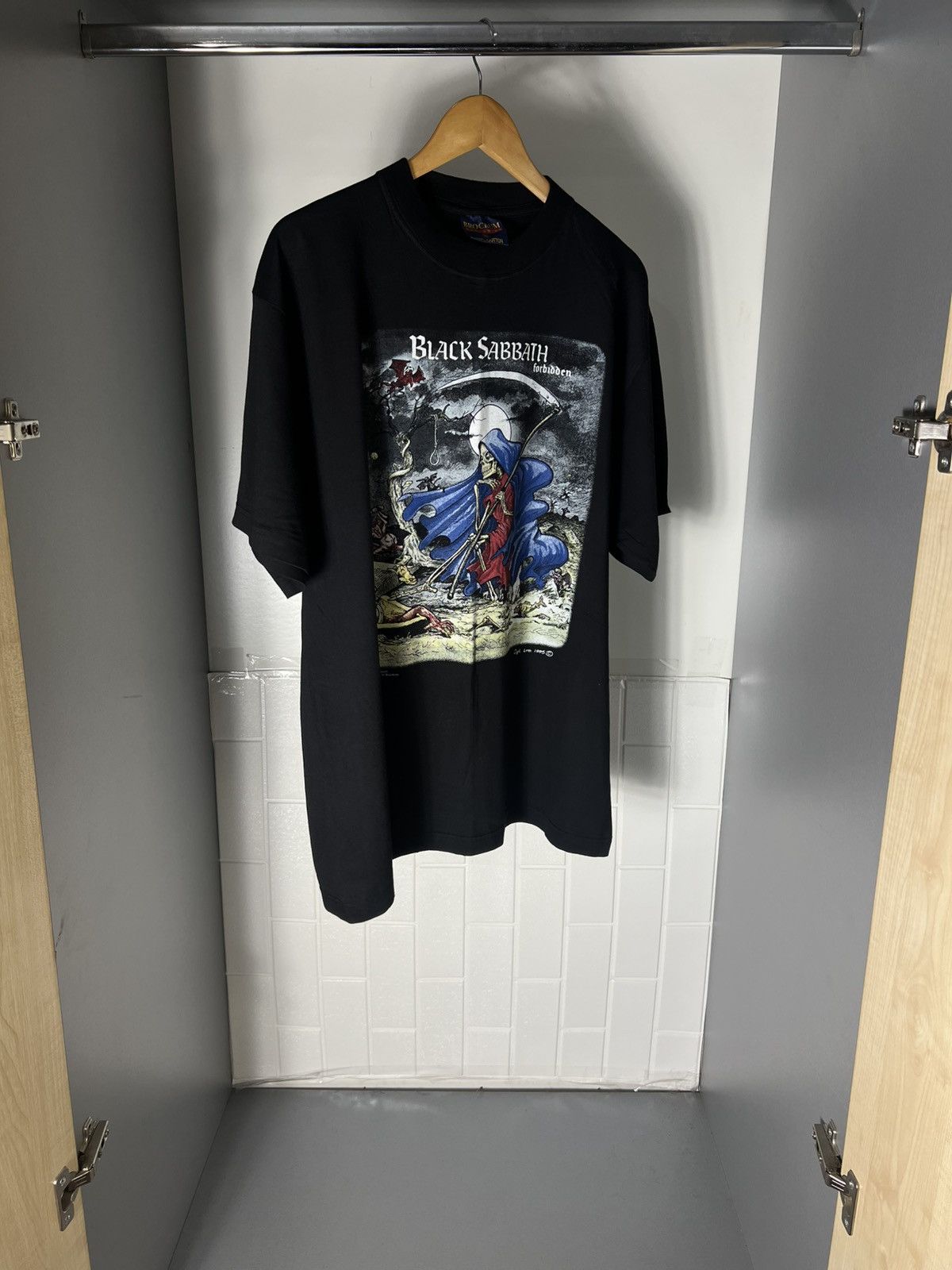 Band Tees VINTAGE BROCKUM BLACK SABBATH 1995 ALBUM TOUR ROCK T-SHIRT Size US XL / EU 56 / 4 - 7 Thumbnail