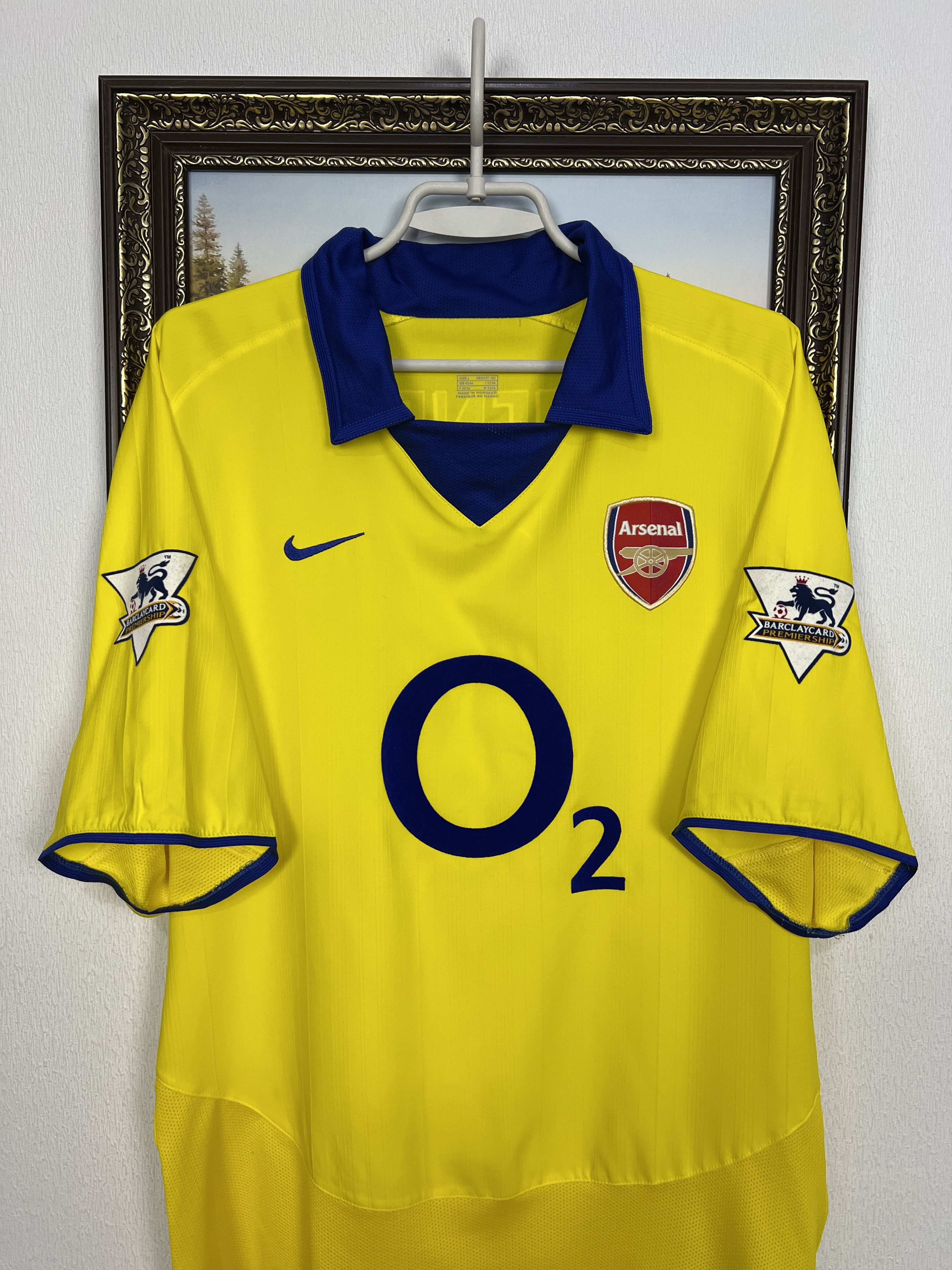 Nike Arsenal Away football shirt Soccer #14 Henry Jersey Trikot Size US L / EU 52-54 / 3 - 2 Thumbnail