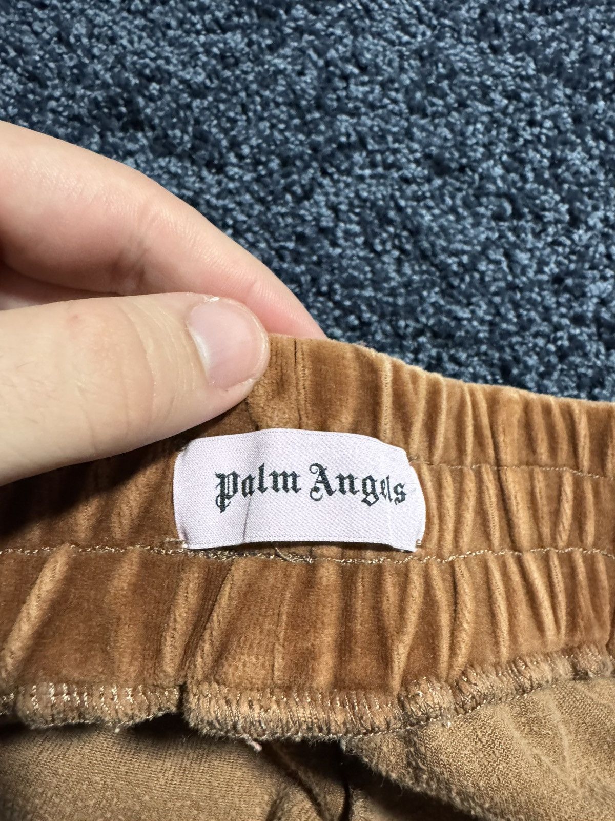 Palm Angels Tan Velvet Palm Angels Track Pants Size US 32 / EU 48 - 4 Thumbnail