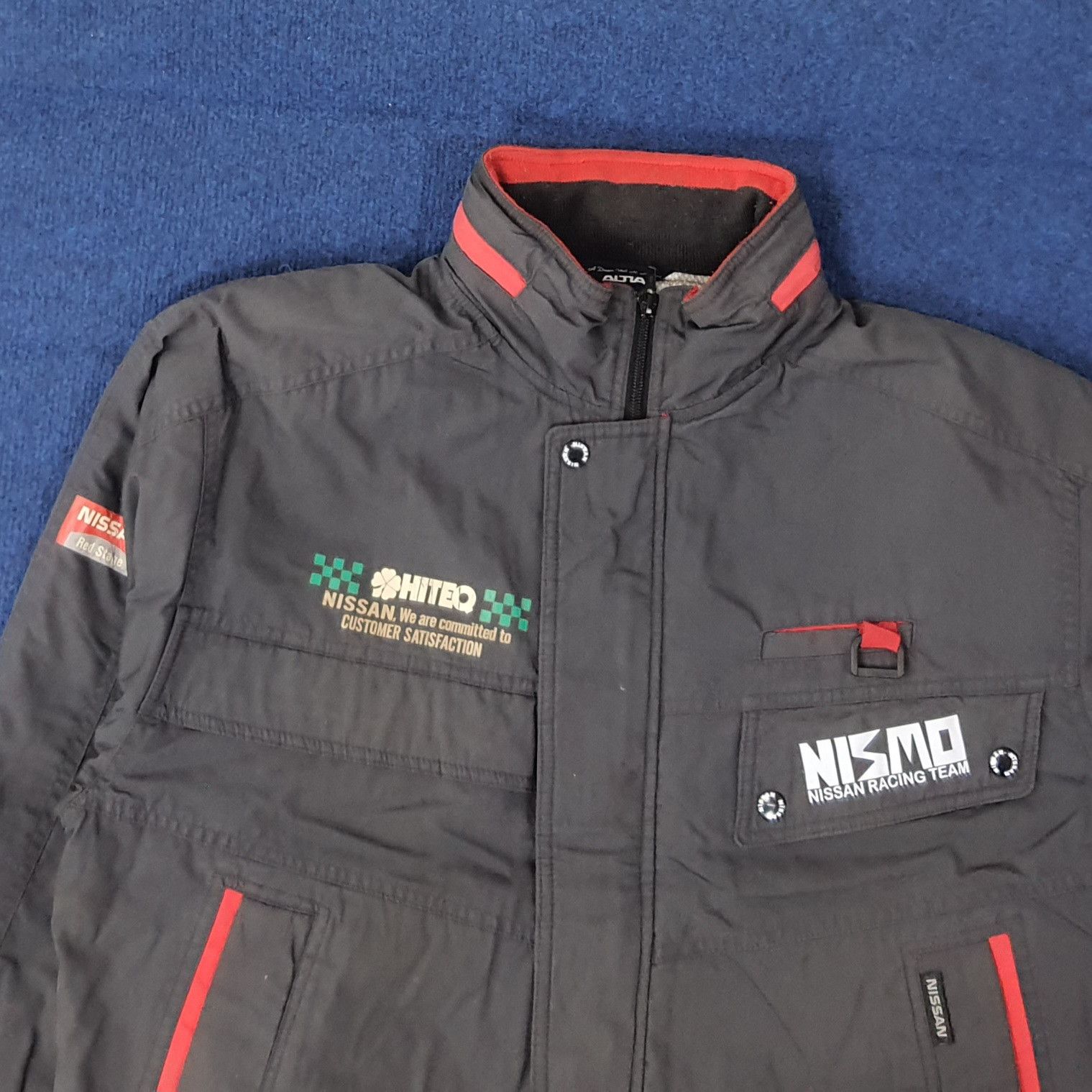 Japanese Brand Vintage Nissan Red Stage Custom Nismo Logo Jacket C263N27 Size US L / EU 52-54 / 3 - 4 Thumbnail