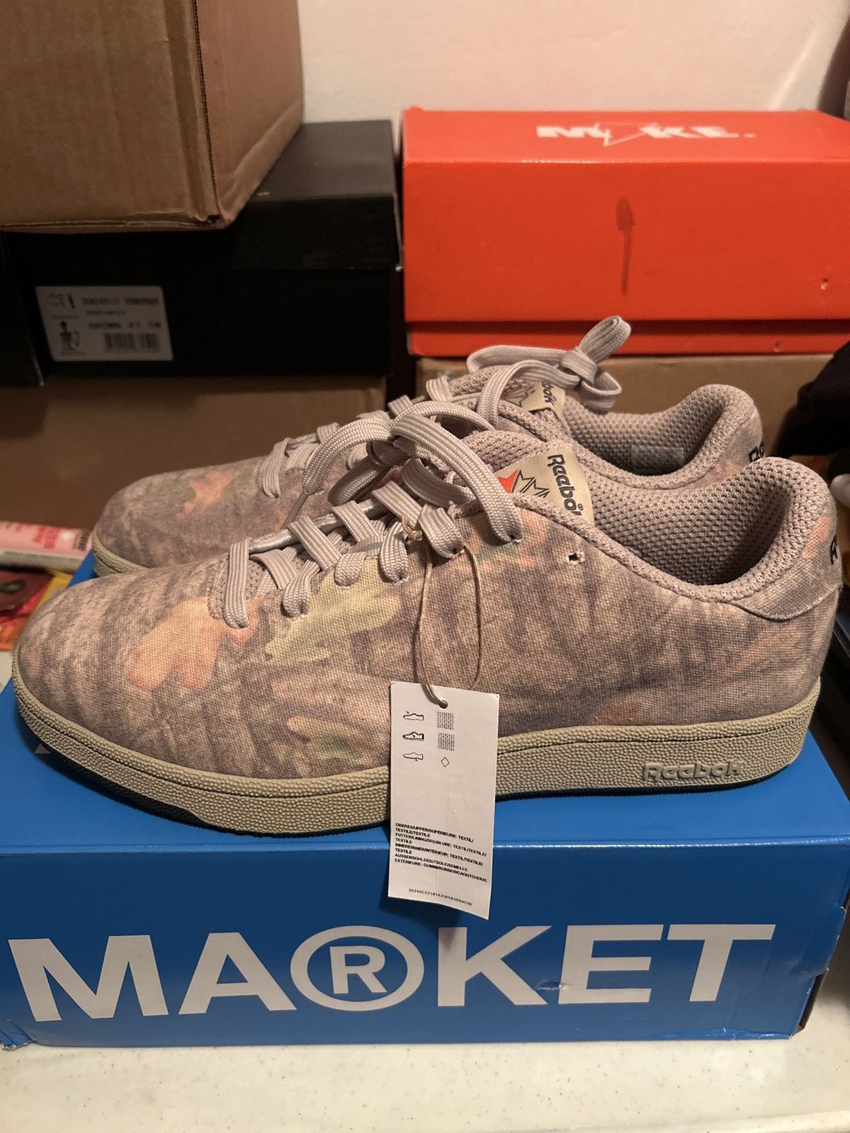 Reebok Reebok x Market Studios EXCLUSIVE CAMO Club C 85 Size US 13 / EU 46 - 1 Thumbnail