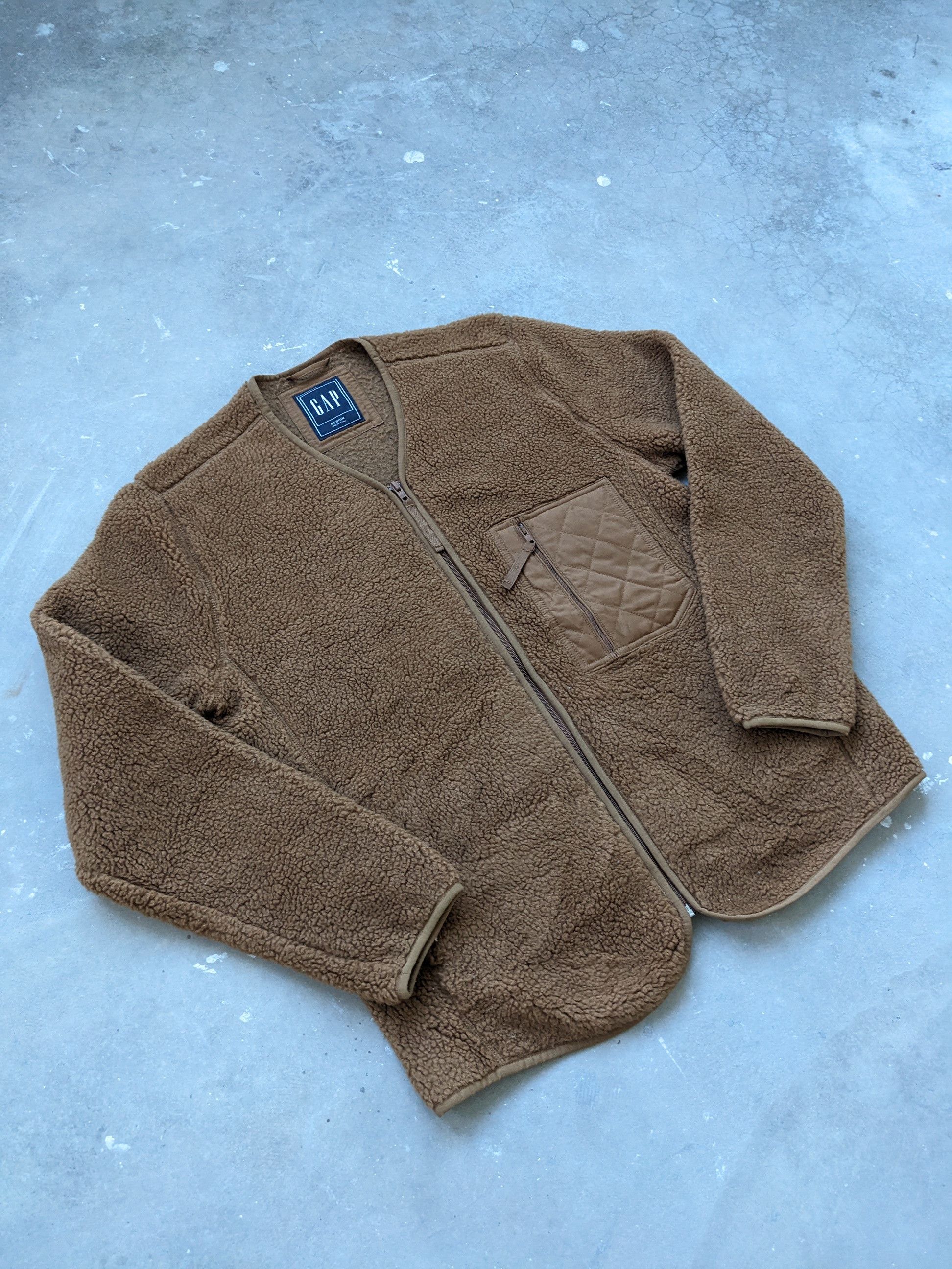 Gap × Vintage Gap Cardigan Jacket Deep Pile Travis Style Size US M / EU 48-50 / 2 - 2 Thumbnail