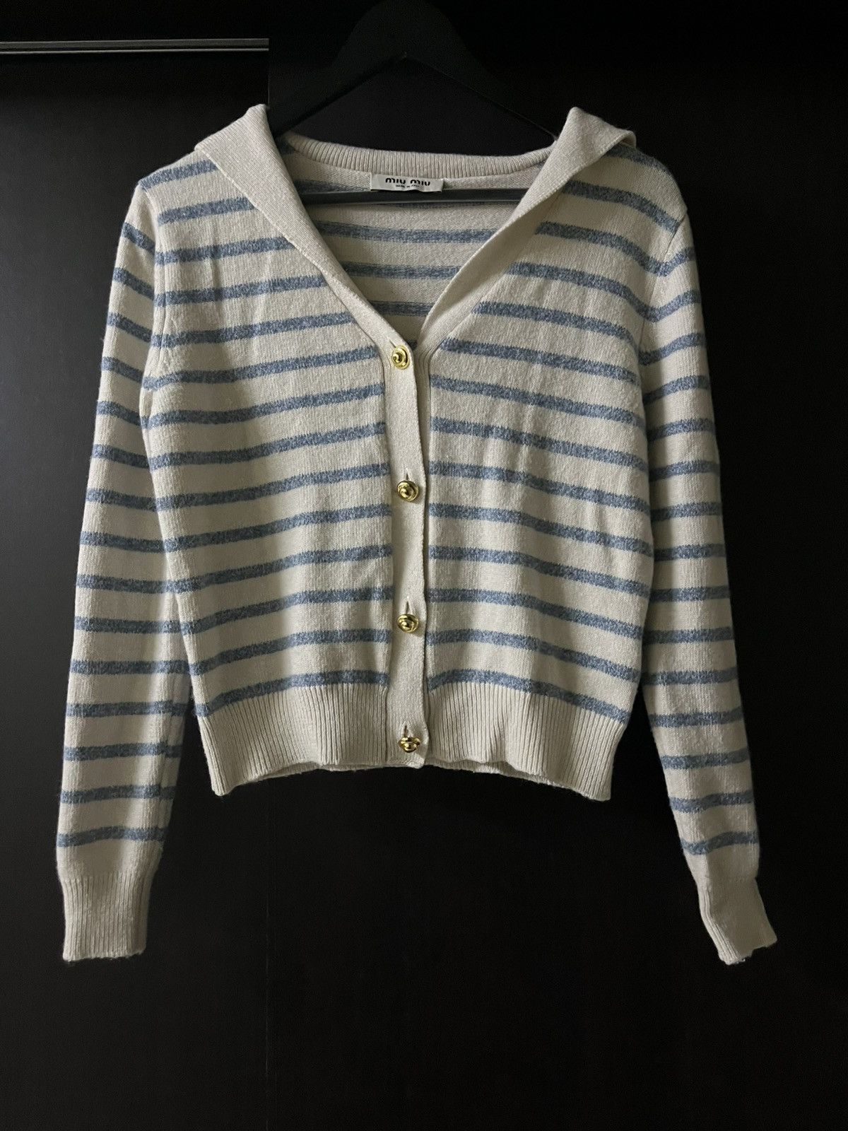 Miu Miu miu miu cardigan striped Size XS / US 0-2 / IT 36-38 - 1 Thumbnail