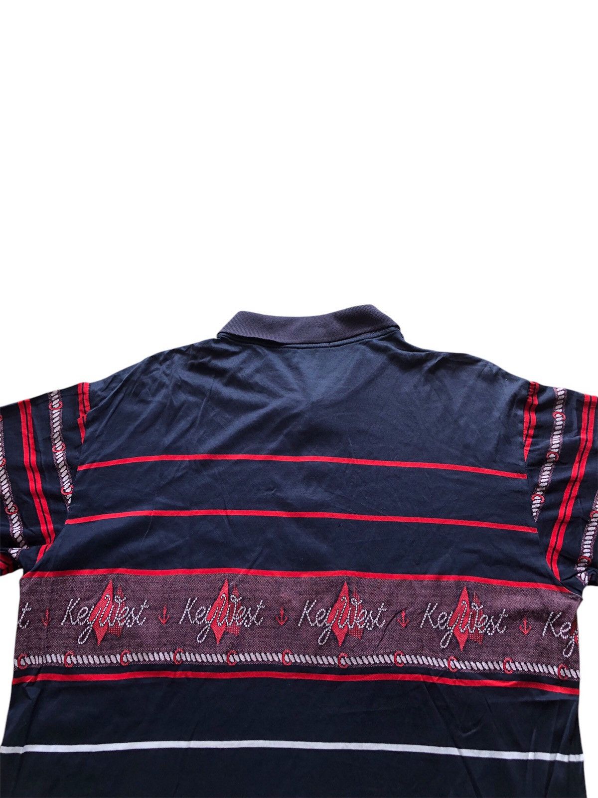 Givenchy Givenchy Polos Keywest Sailing Ship Logo Stripe Tee Size US L / EU 52-54 / 3 - 10 Thumbnail