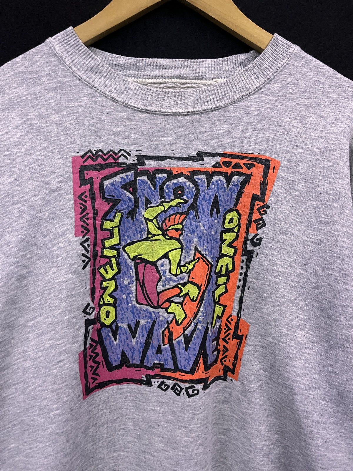 O'Neill VINTAGE ONIELL SWEATSHIRT SURFING Size US L / EU 52-54 / 3 - 3 Thumbnail