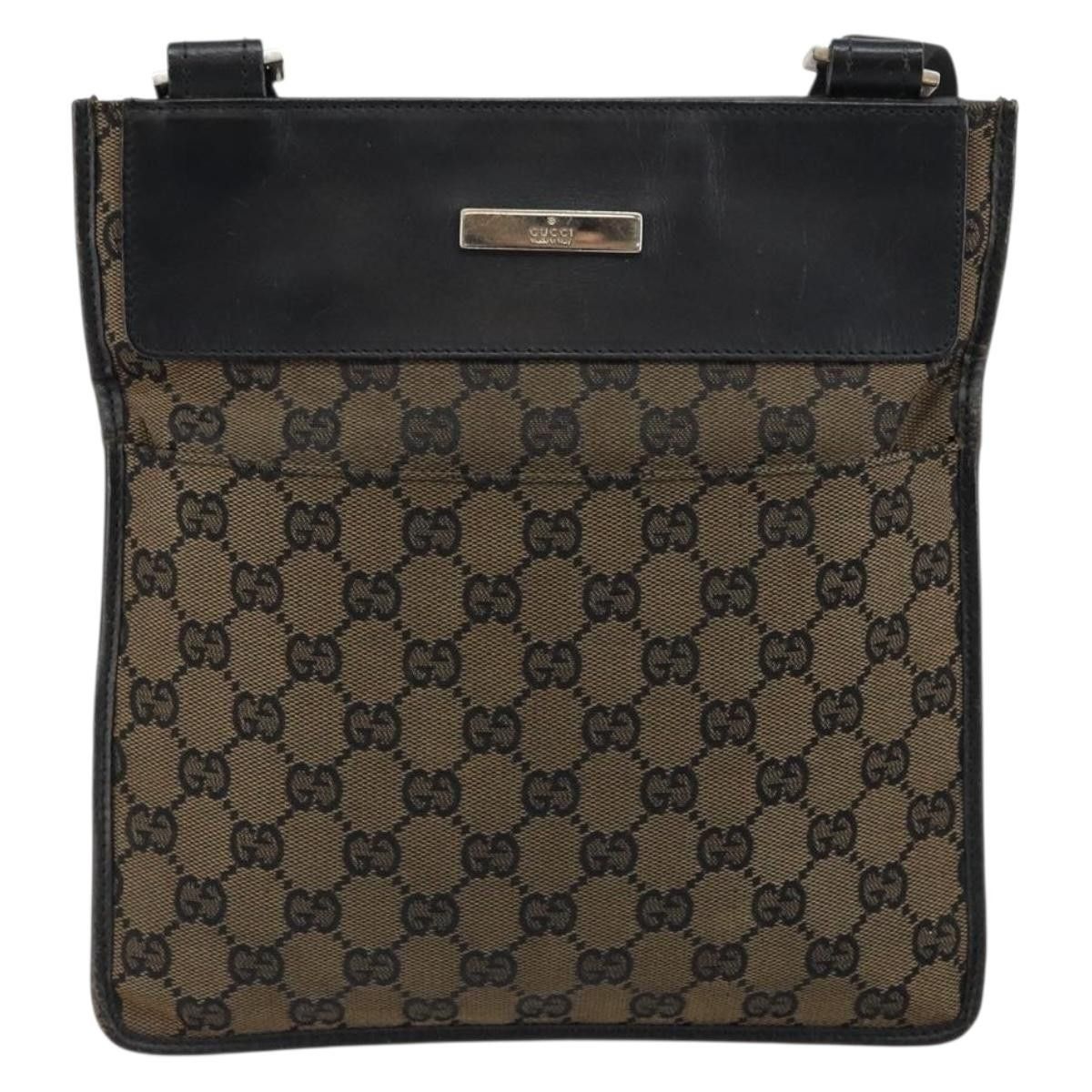 Gucci GUCCI GG Canvas Shoulder Bag Brown 019 019 Size ONE SIZE - 2 Thumbnail